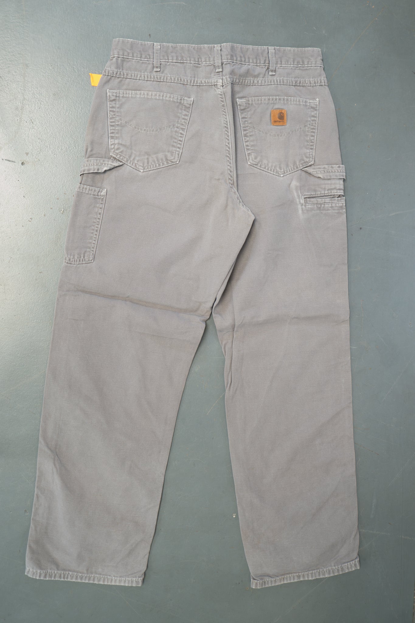 True Vintage Carhartt Carpenter Trousers – Grey, w34,L32 Regular (1990s)