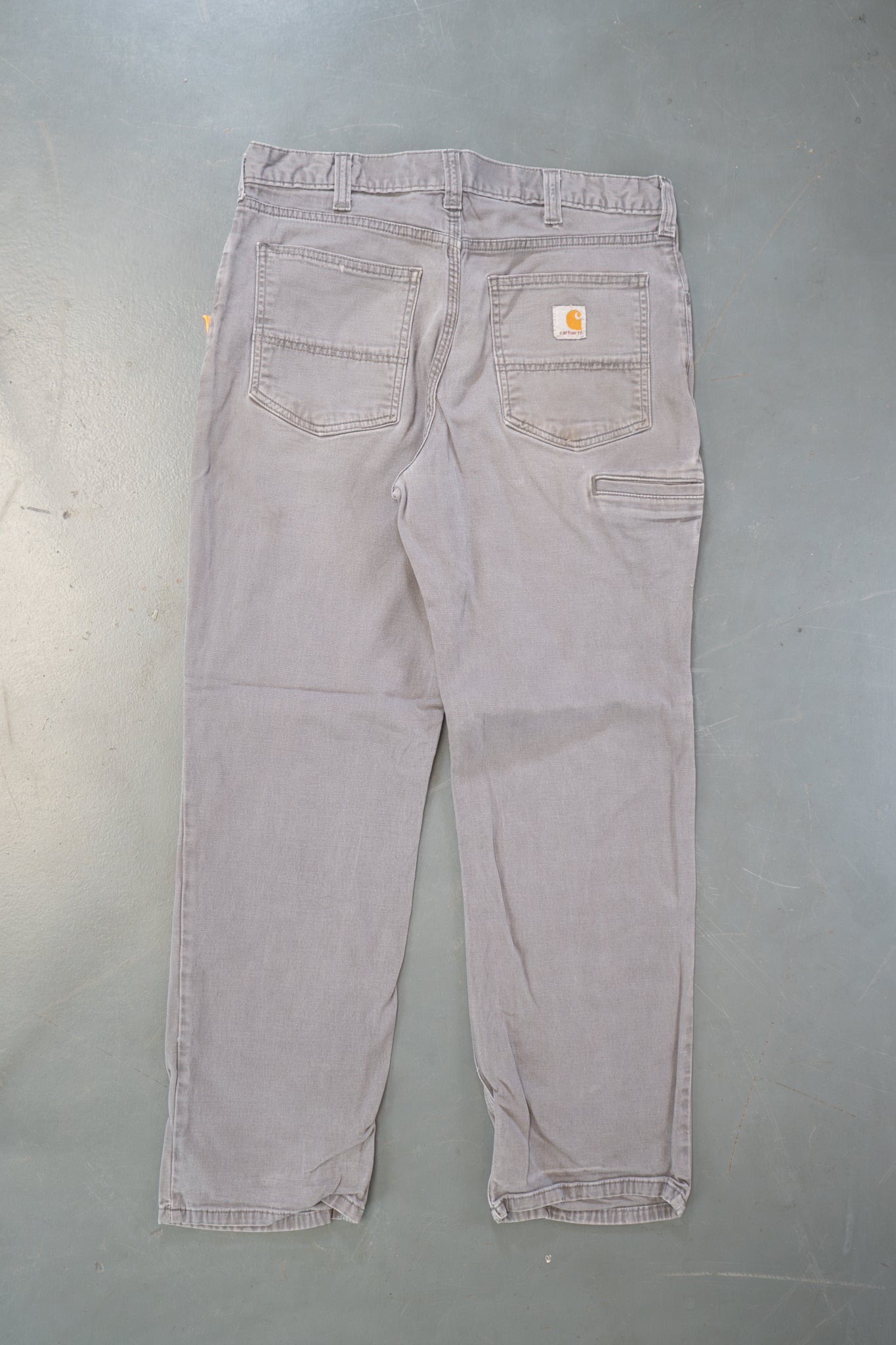 True Vintage Carhartt Carpenter Trousers – Grey, w32,L28 Regular (1990s)