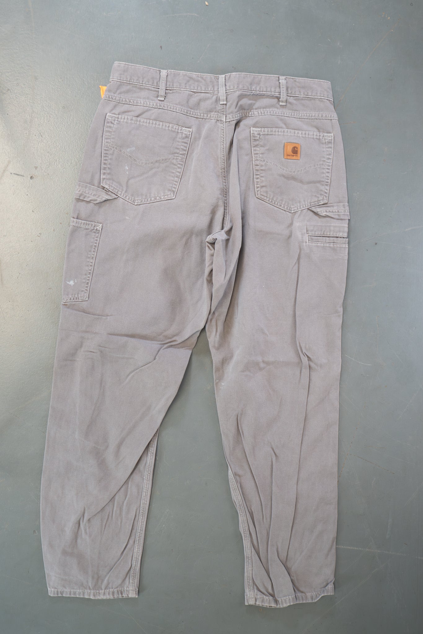 True Vintage Carhartt Carpenter Trousers – Grey, w34,L30 Regular (1990s)