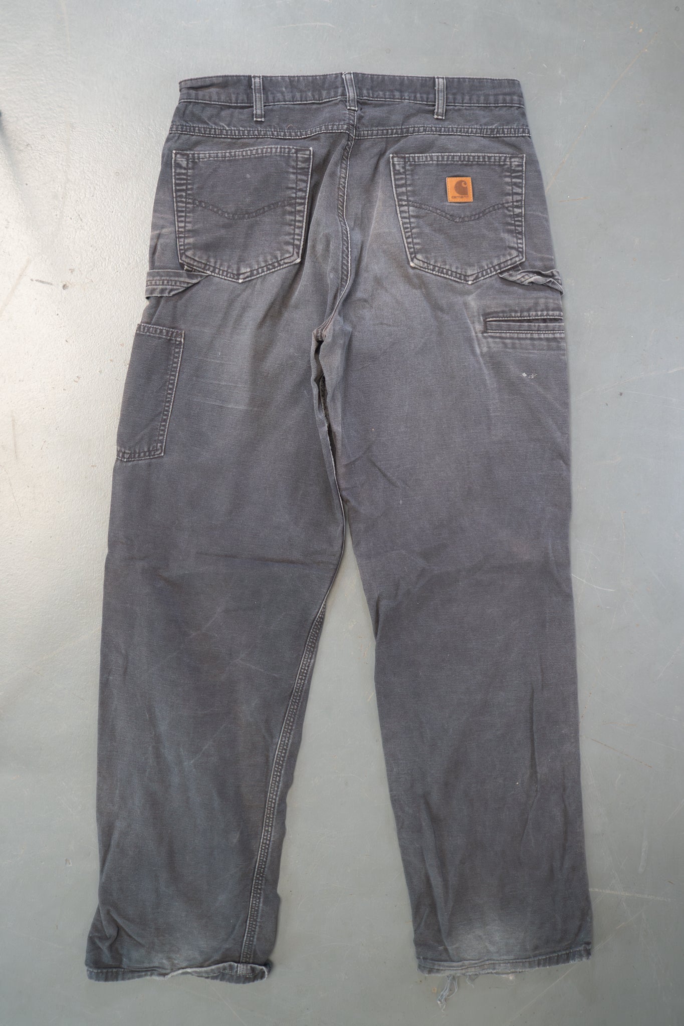 True Vintage Carhartt Carpenter Trousers – Black, w34,L32 Regular (1990s)