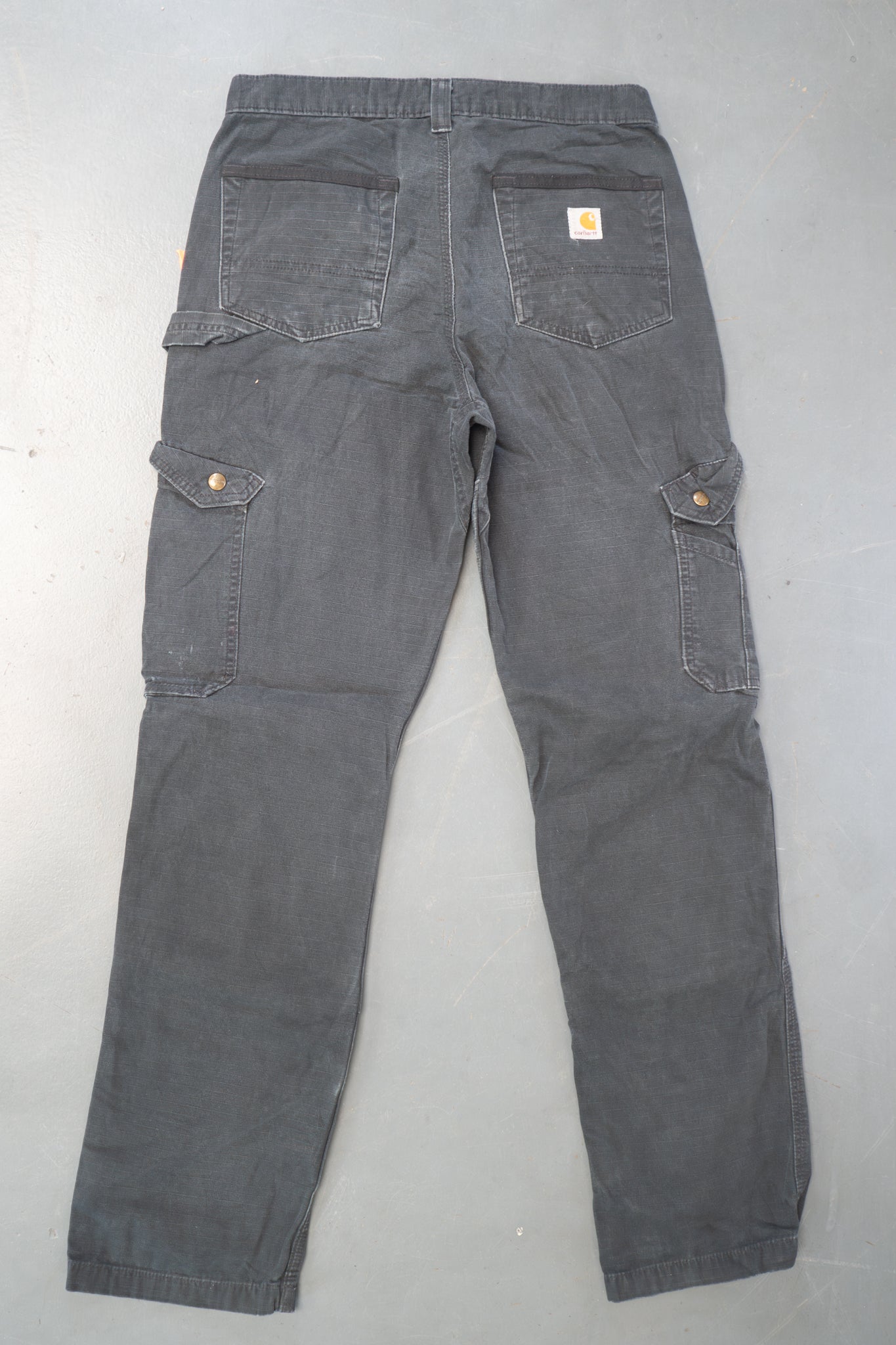 True Vintage Carhartt Carpenter Trousers – Black, w30,L33 Regular (1990s)