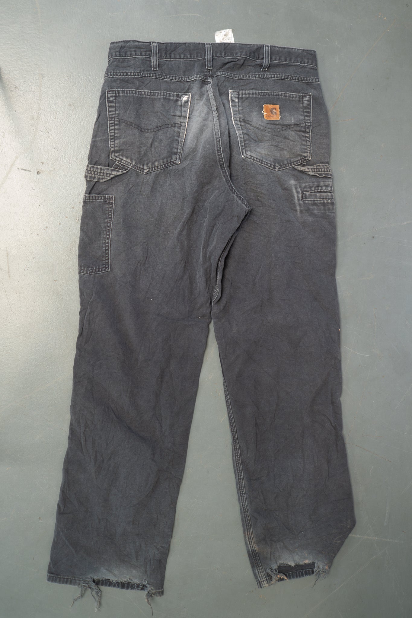 True Vintage Carhartt Carpenter Trousers – Black, w34,L32 Regular (1990s)