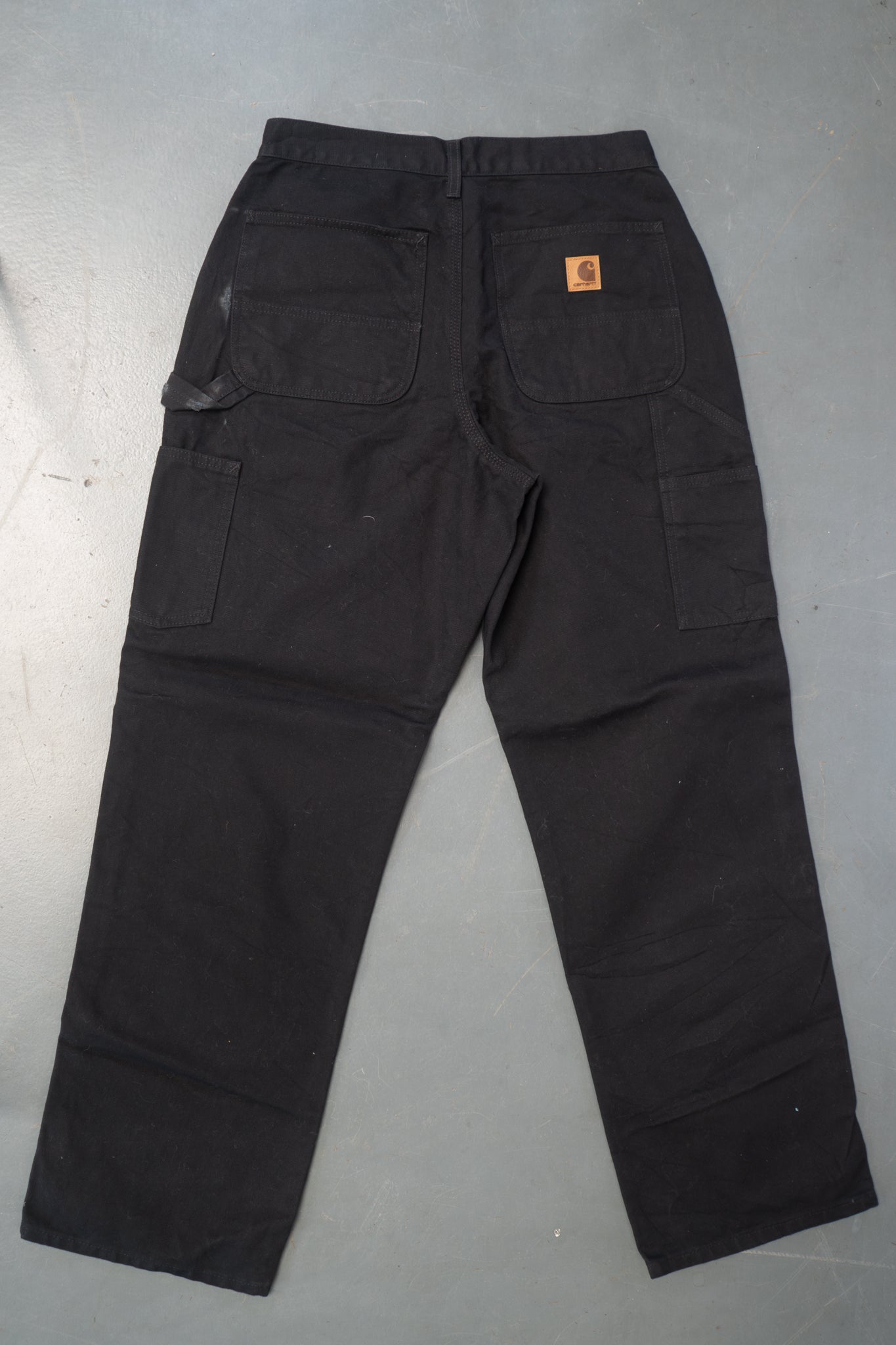 True Vintage Carhartt Carpenter Trousers – Black, w30,L32 Regular (1990s)