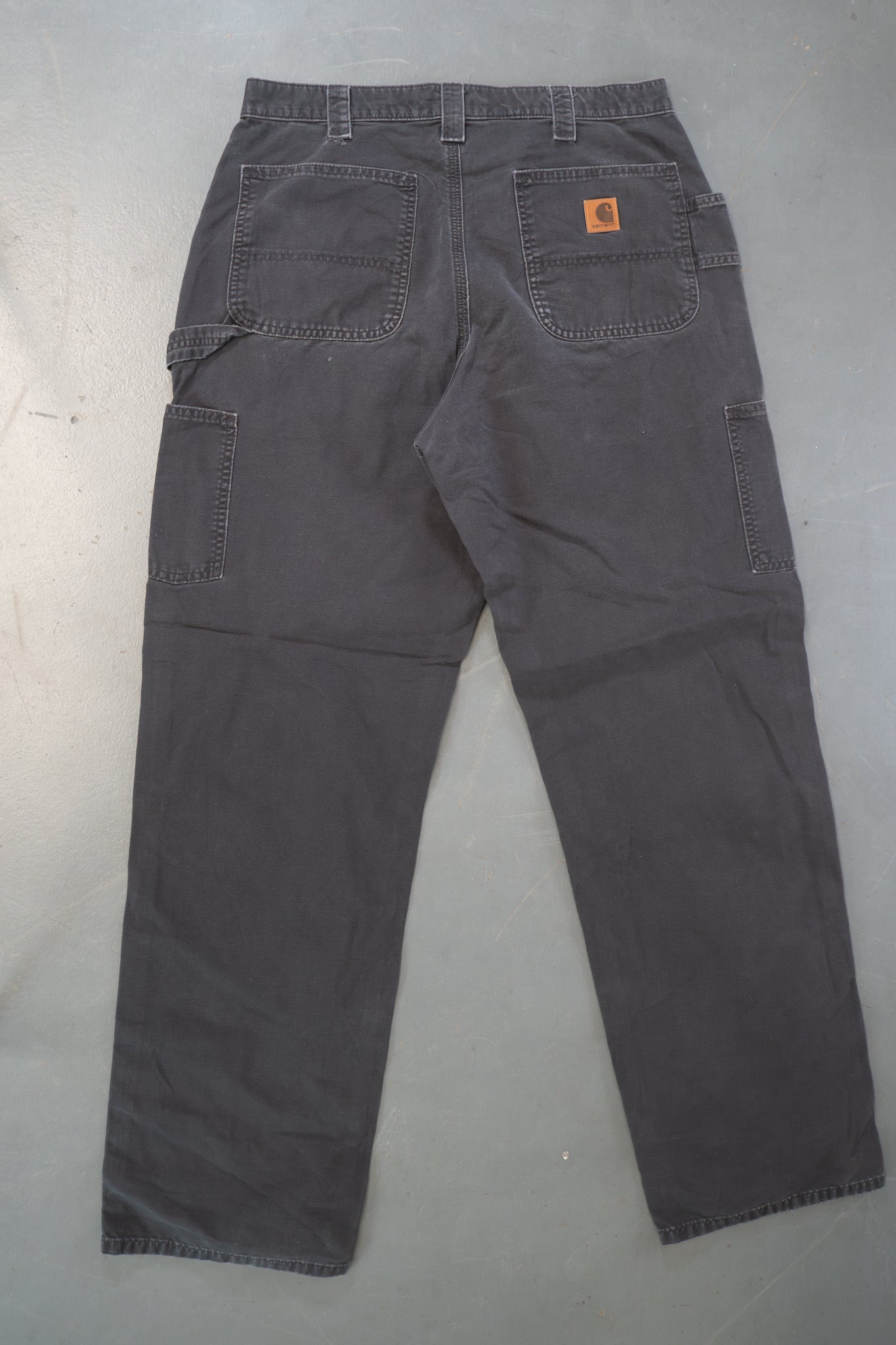 True Vintage Carhartt Carpenter Trousers – Black, w32,L32 Regular (1990s)