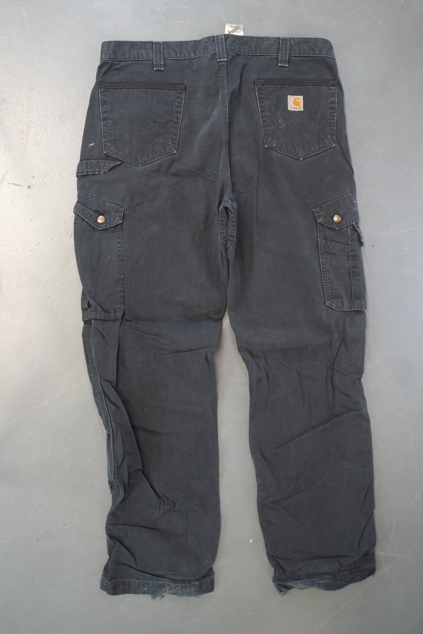 True Vintage Carhartt Carpenter Trousers – Black, w38,L32 Regular (1990s)
