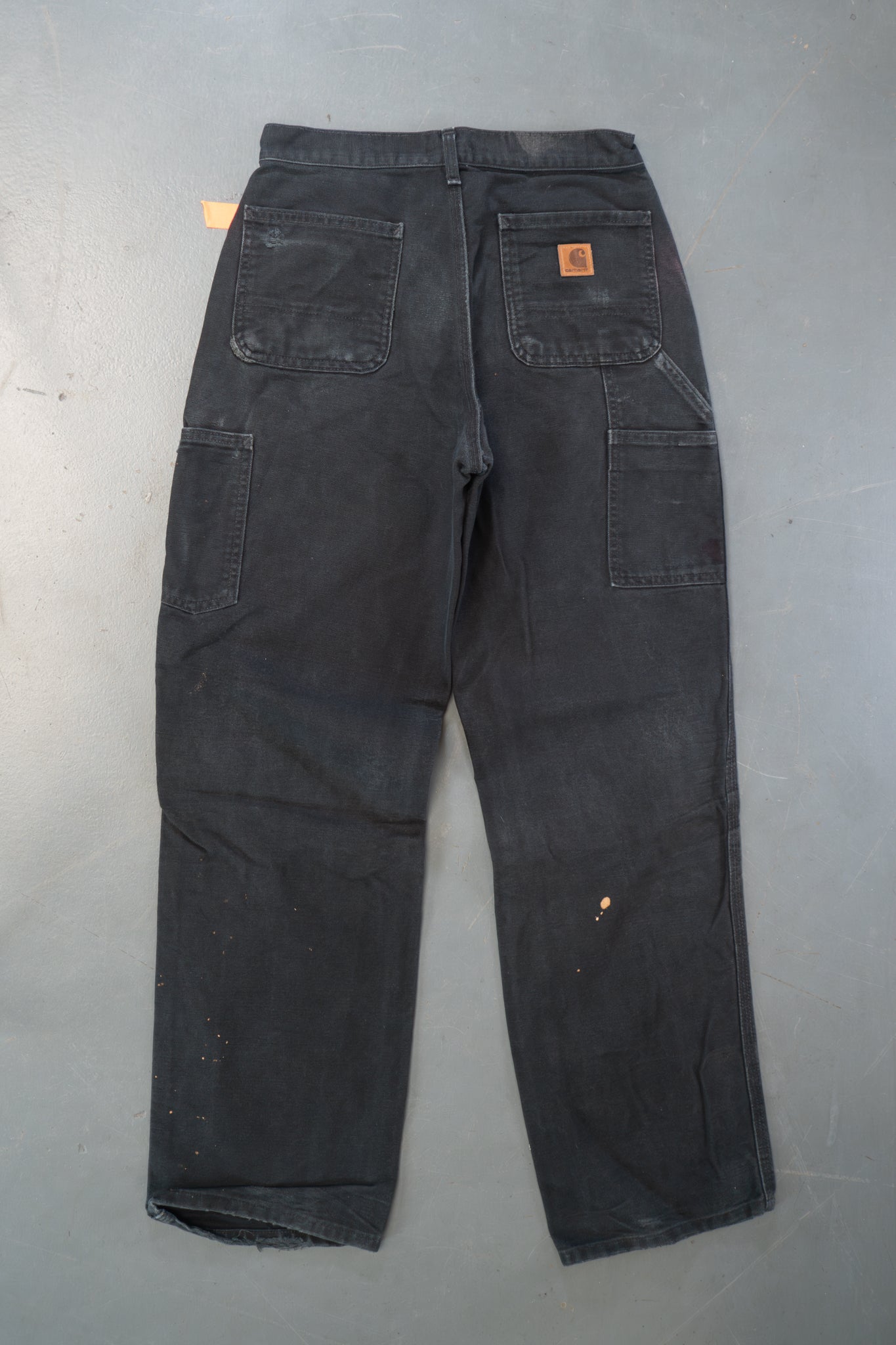 True Vintage Carhartt Carpenter Trousers – Black, w28,L31 Regular (1990s)