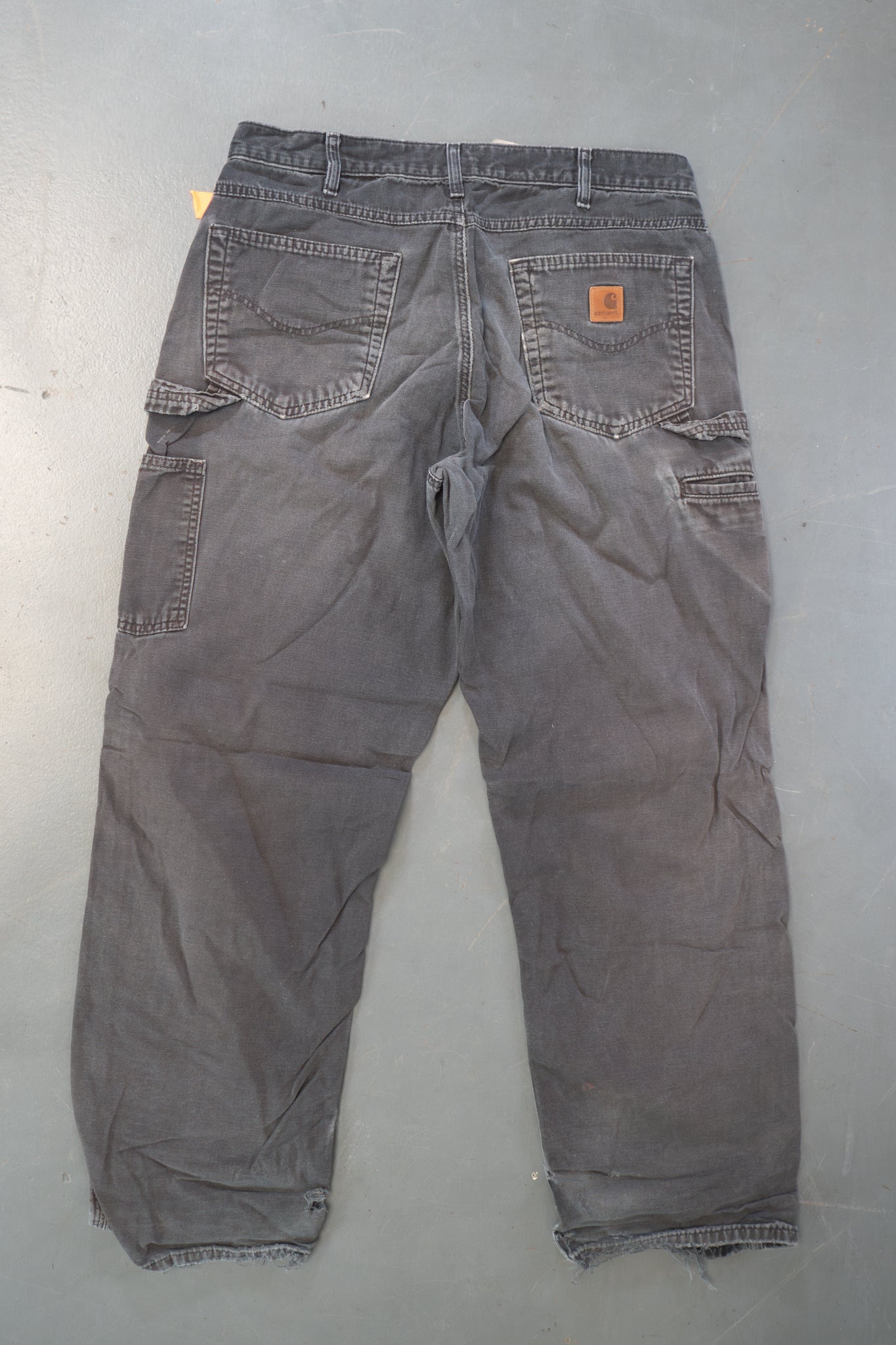 True Vintage Carhartt Carpenter Trousers – Black, w32,L30 Regular (1990s)