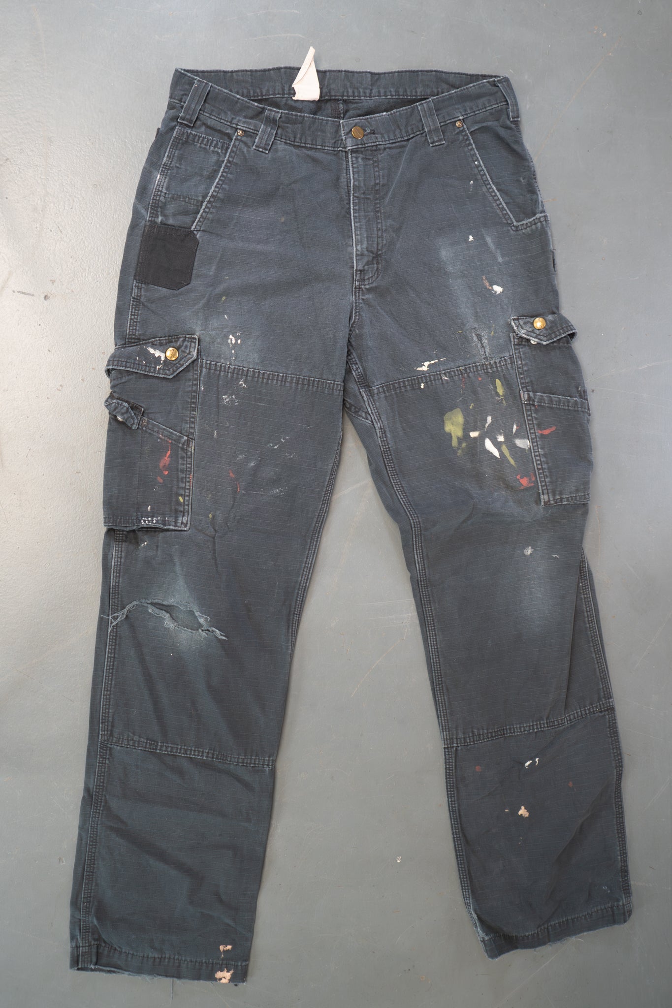 True Vintage Carhartt Carpenter Trousers – Black, w34,L33 Regular (1990s)