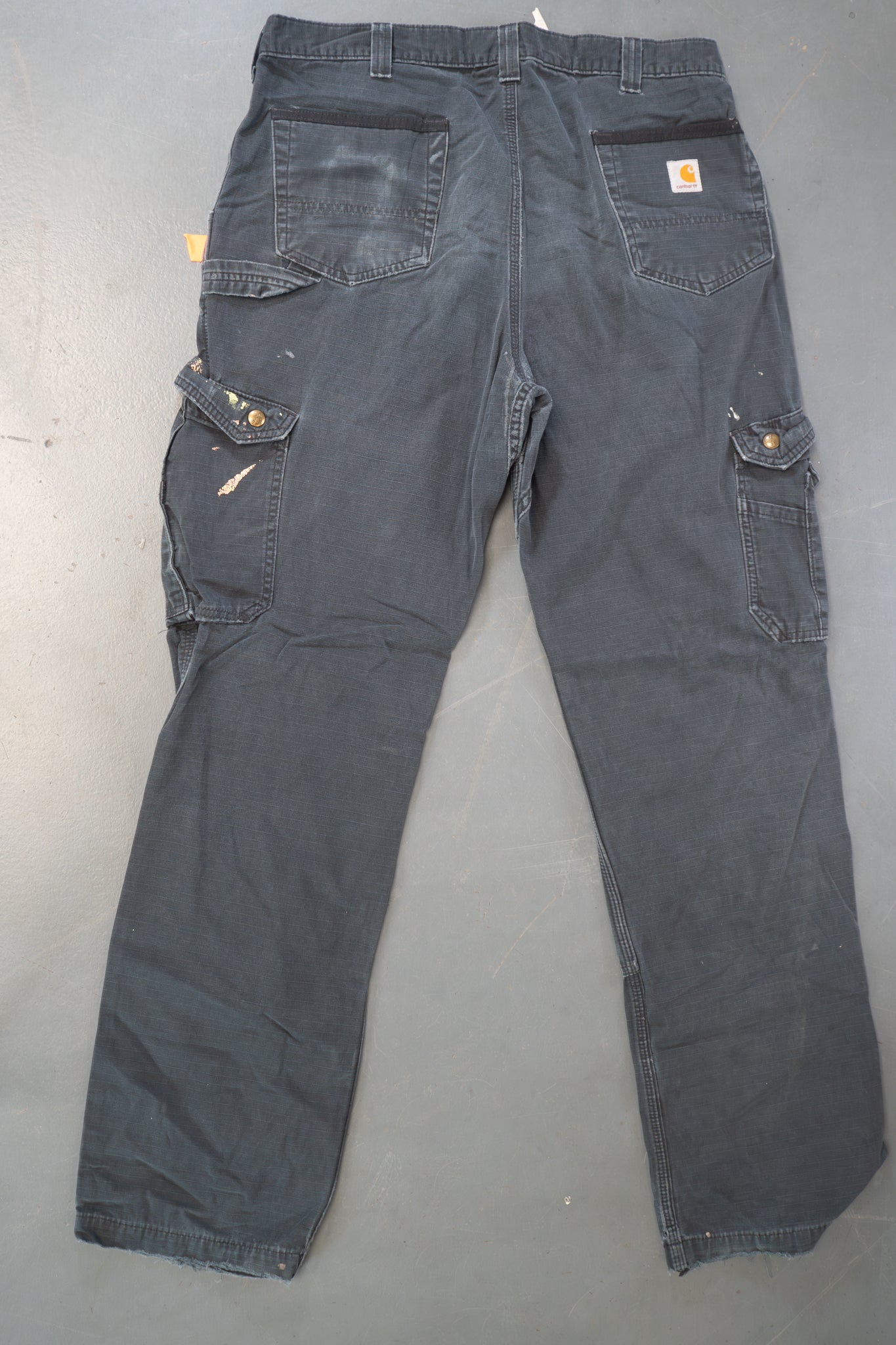 True Vintage Carhartt Carpenter Trousers – Black, w34,L33 Regular (1990s)