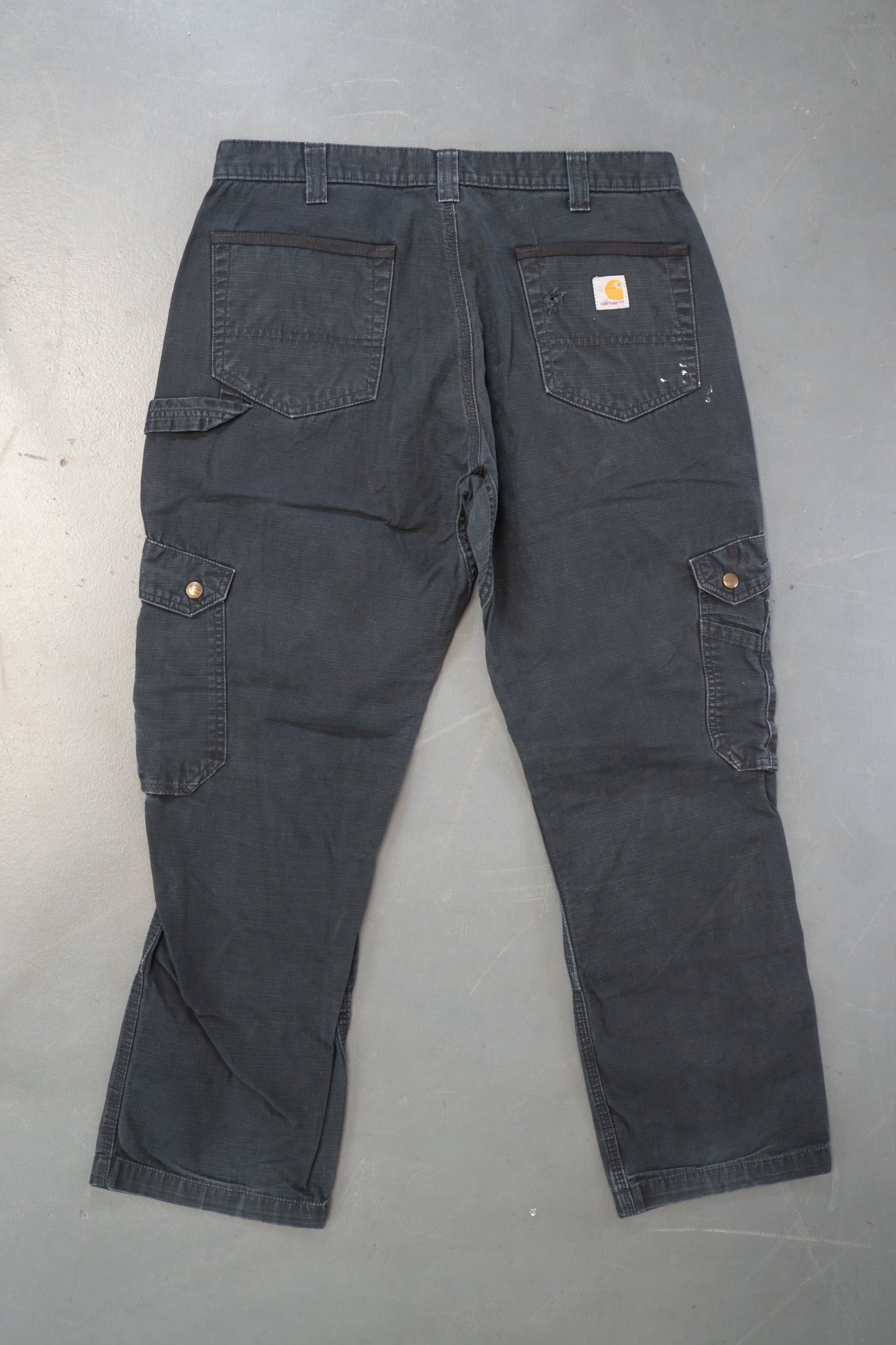 True Vintage Carhartt Carpenter Trousers – Black, w34,L29 Regular (1990s)