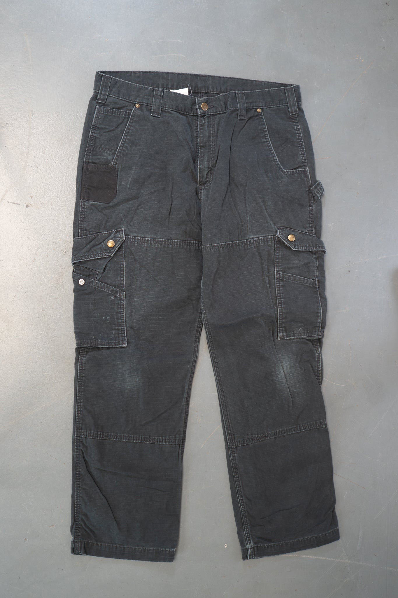 True Vintage Carhartt Carpenter Trousers – Black, w34,L29 Regular (1990s)