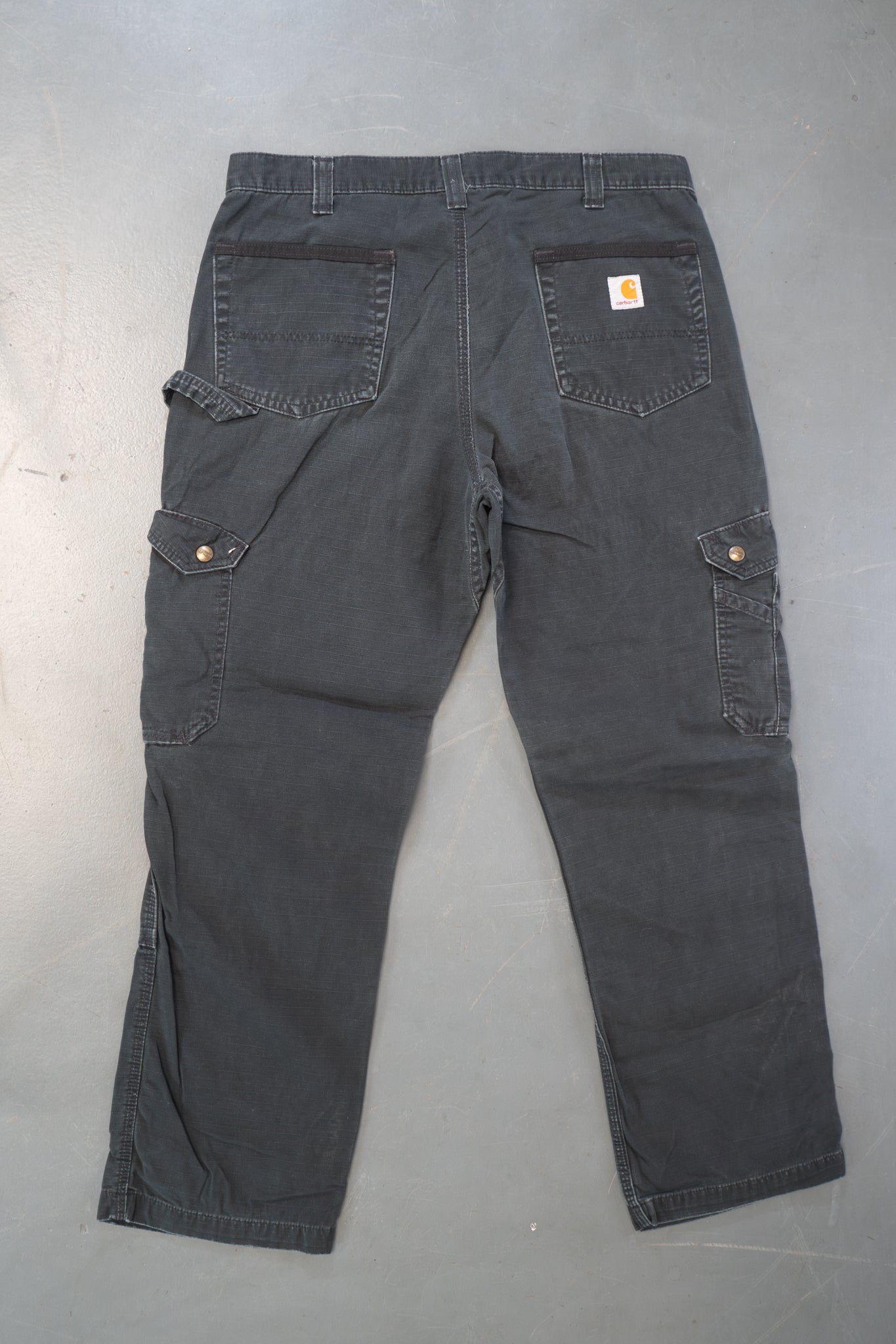 True Vintage Carhartt Carpenter Trousers – Black, w34,L29 Regular (1990s)
