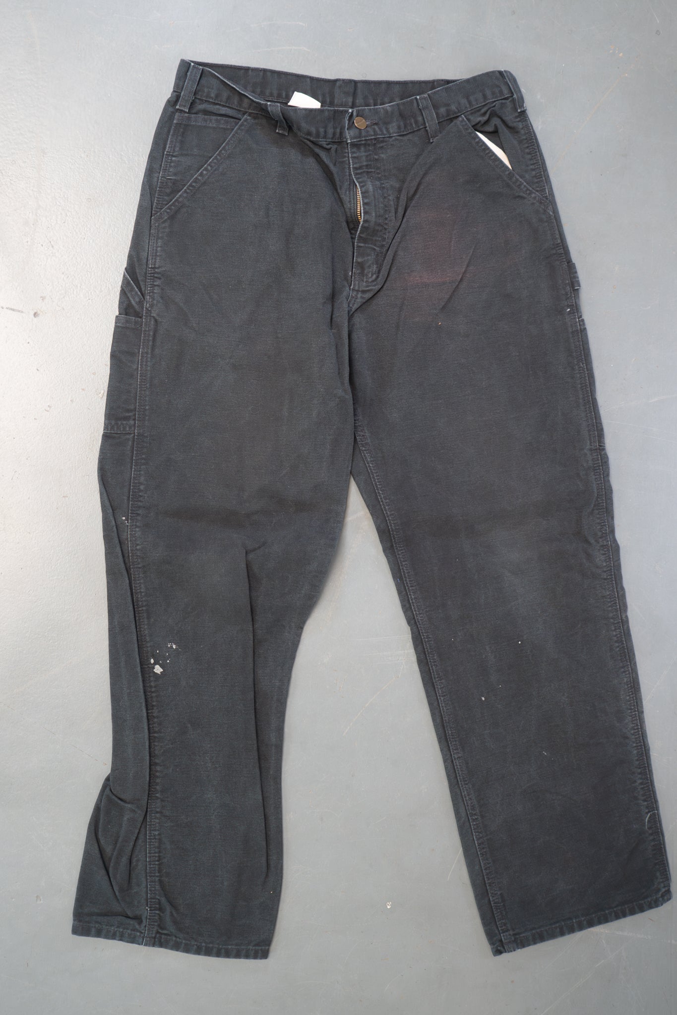 True Vintage Carhartt Carpenter Trousers – Black, w32,L31 Regular (1990s)