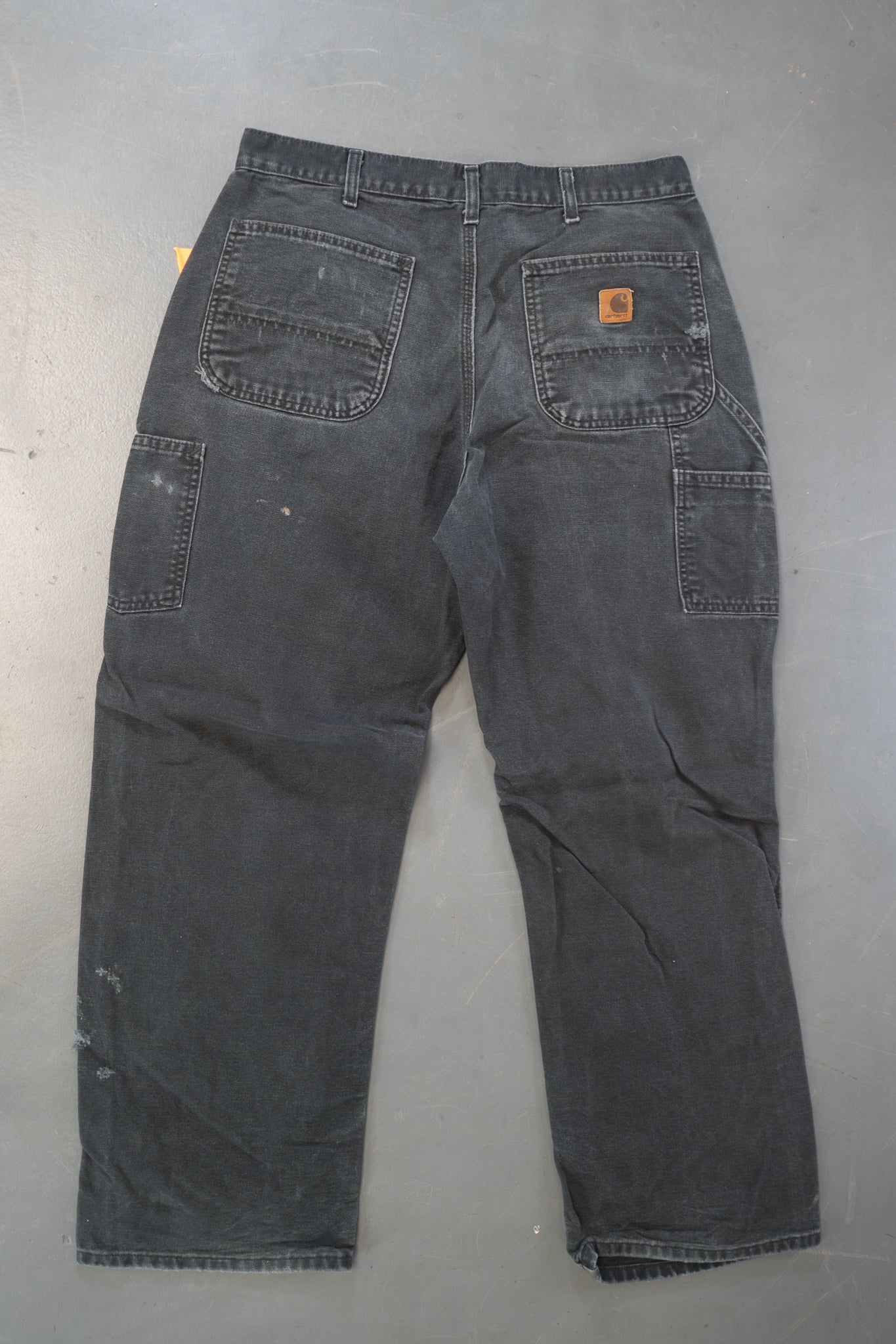 True Vintage Carhartt Carpenter Trousers – Black, w32,L29 Regular (1990s)