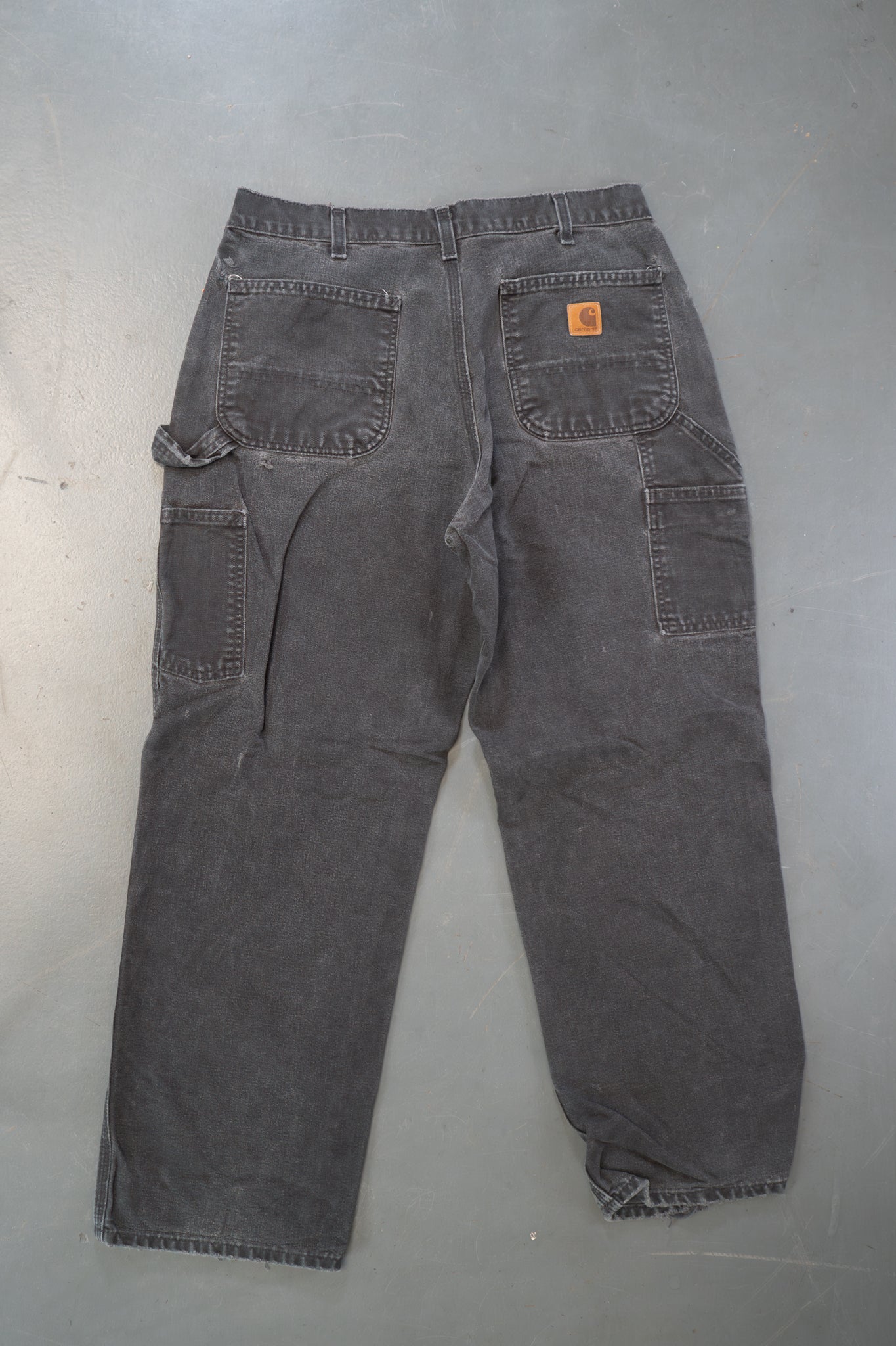 True Vintage Carhartt Carpenter Trousers – Black, w30,L28 Regular (1990s)