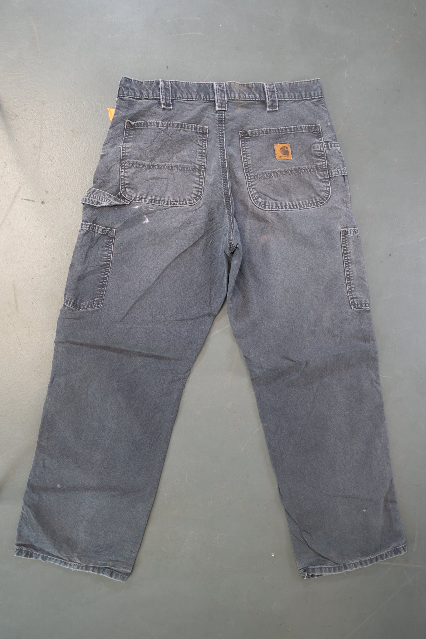 True Vintage Carhartt Carpenter Trousers – Grey, w32,L29 Regular (1990s)