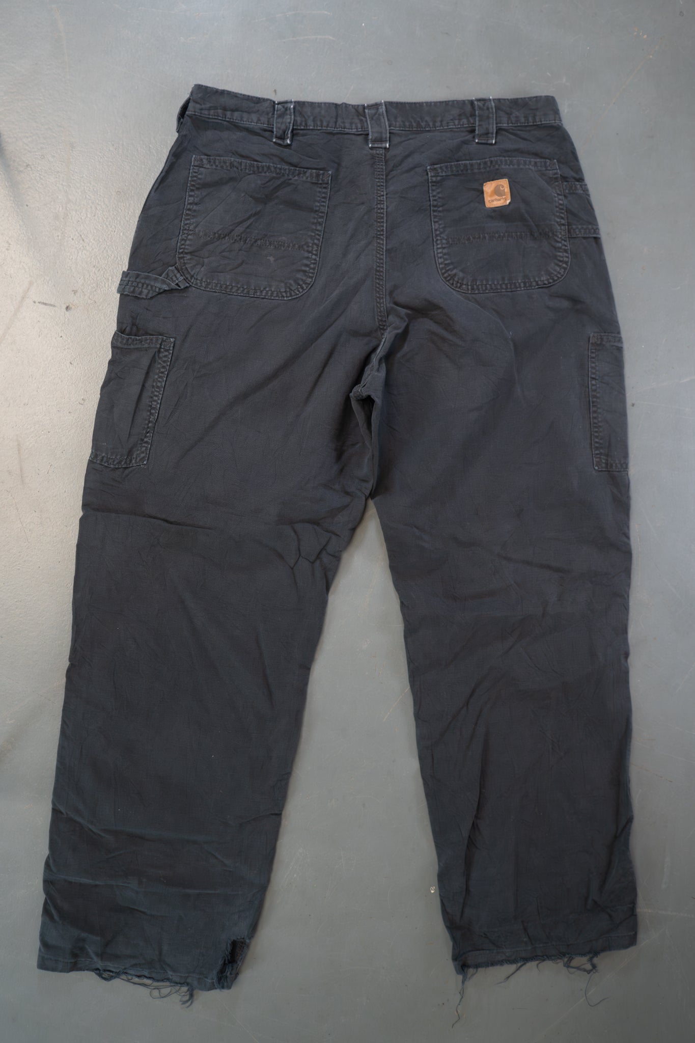 True Vintage Carhartt Carpenter Trousers – Black, w36,L31 Regular (1990s)