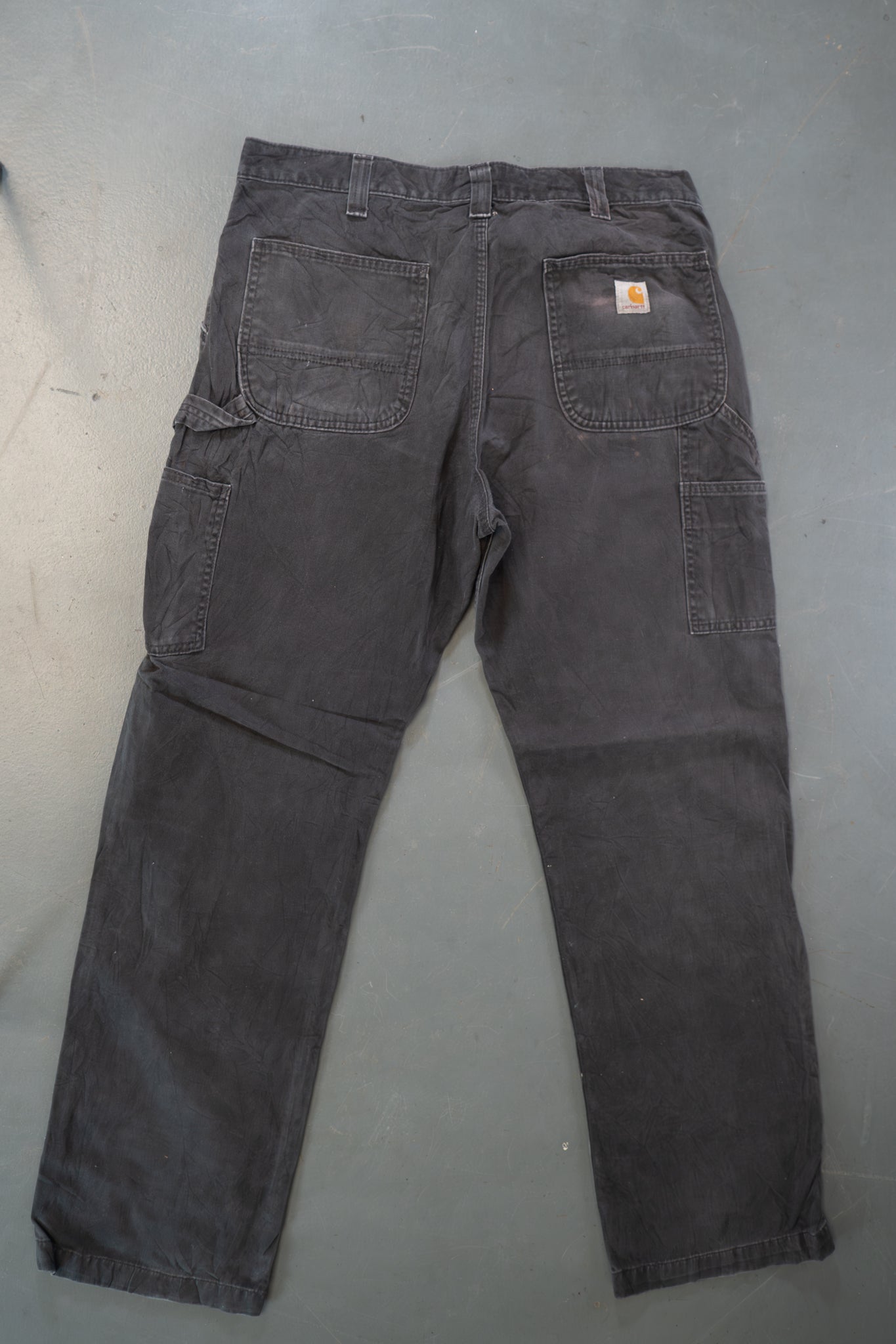 True Vintage Carhartt Carpenter Trousers – Black, w34,L31 Regular (1990s)