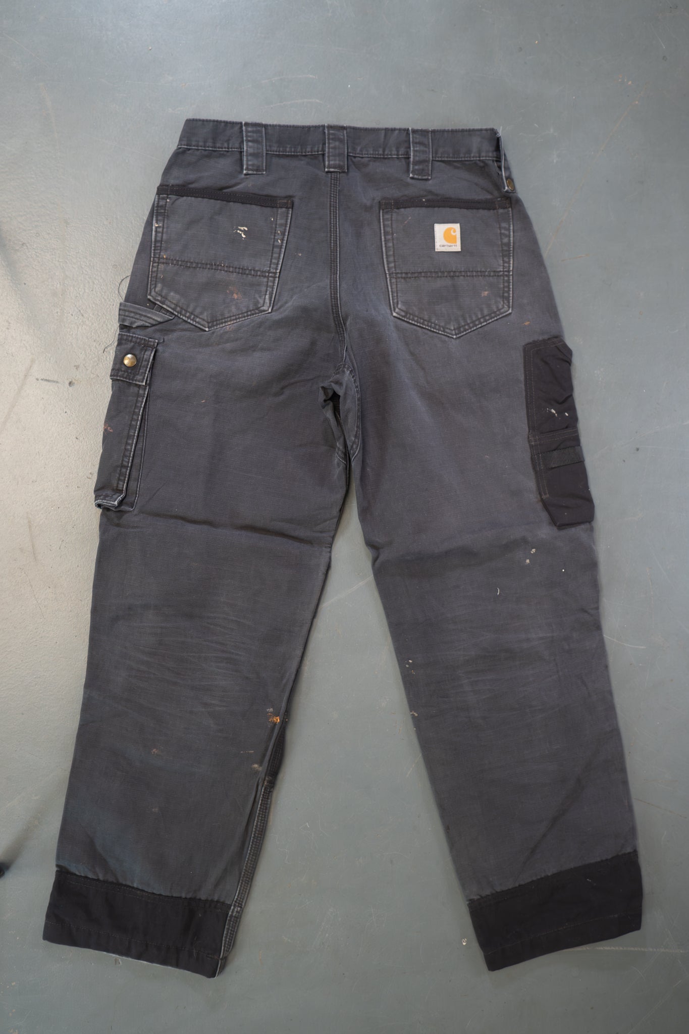 True Vintage Carhartt Carpenter Trousers - Double knee – Black, w30,L30 Regular (1990s)