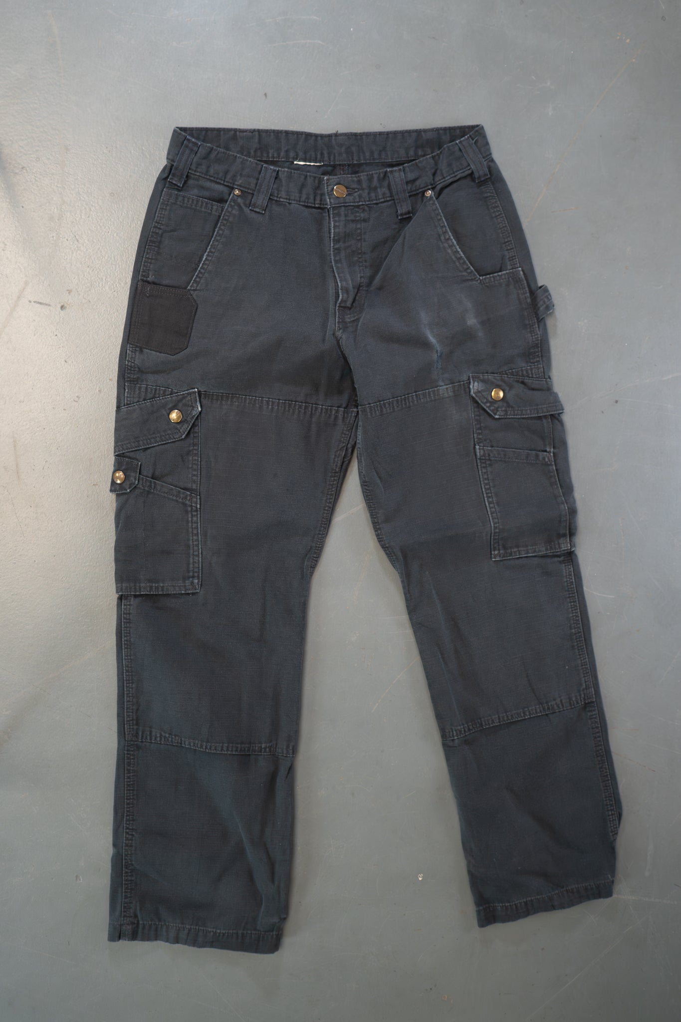 True Vintage Carhartt Carpenter Trousers – Black, w31,L29 Regular (1990s)