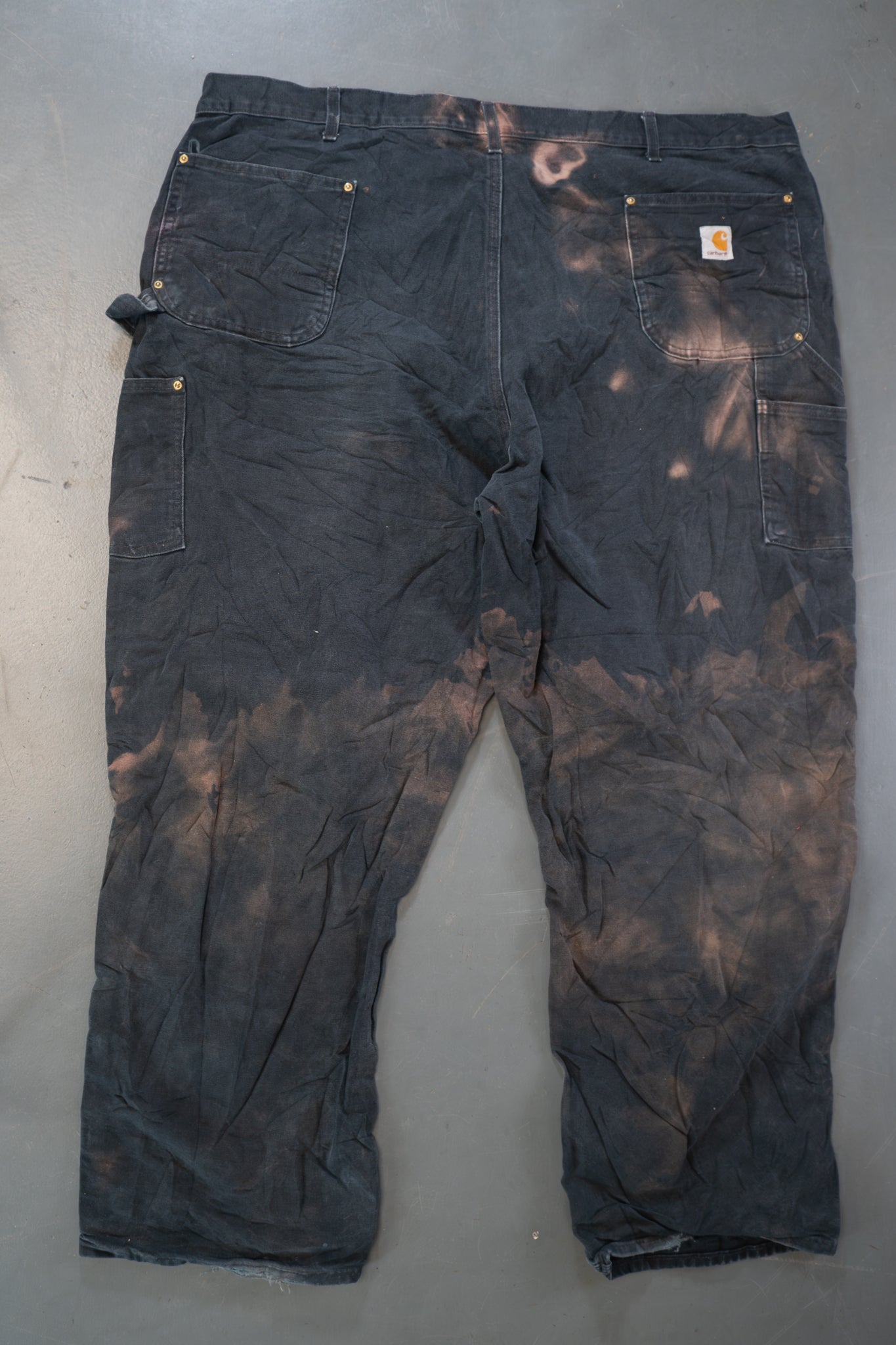 True Vintage Carhartt Carpenter Trousers - Double knee  – Black, w46,L30 Regular (1990s)