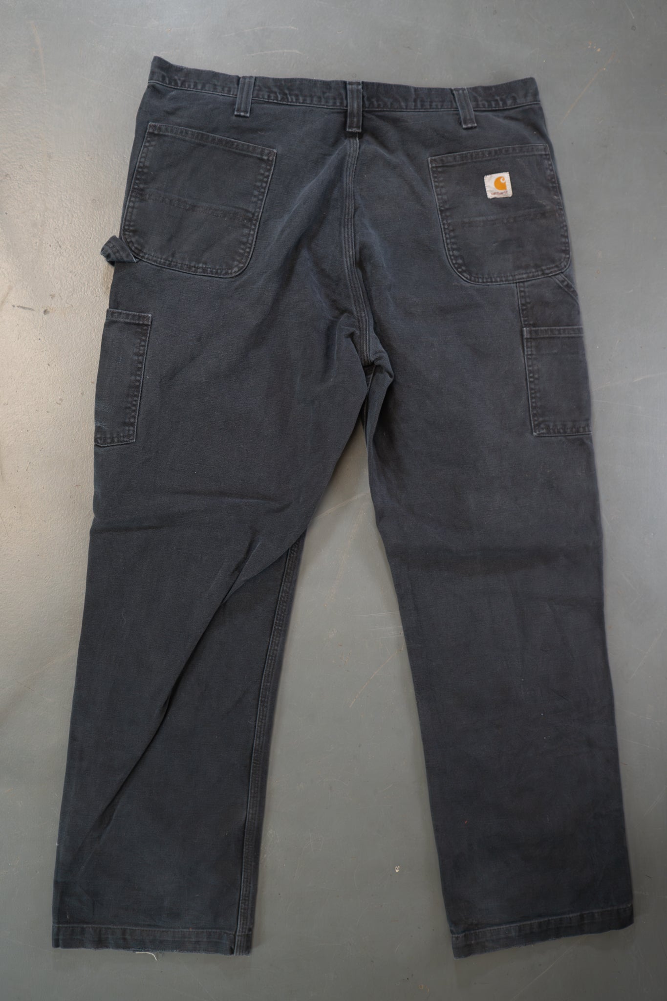 True Vintage Carhartt Carpenter Trousers - Double knee  – Black, w40,L32 Regular (1990s)