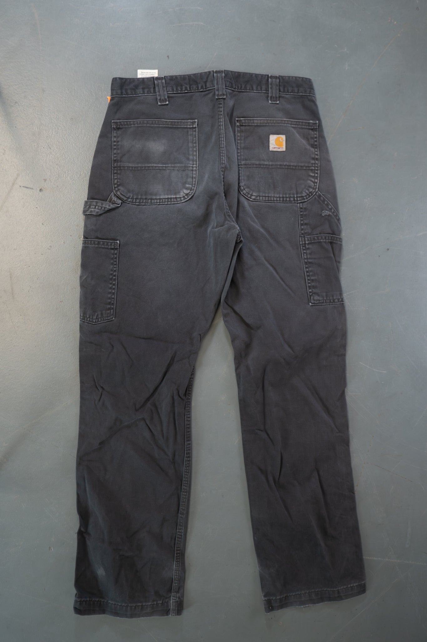 True Vintage Carhartt Carpenter Trousers – Black, w32,L31 Regular (1990s)