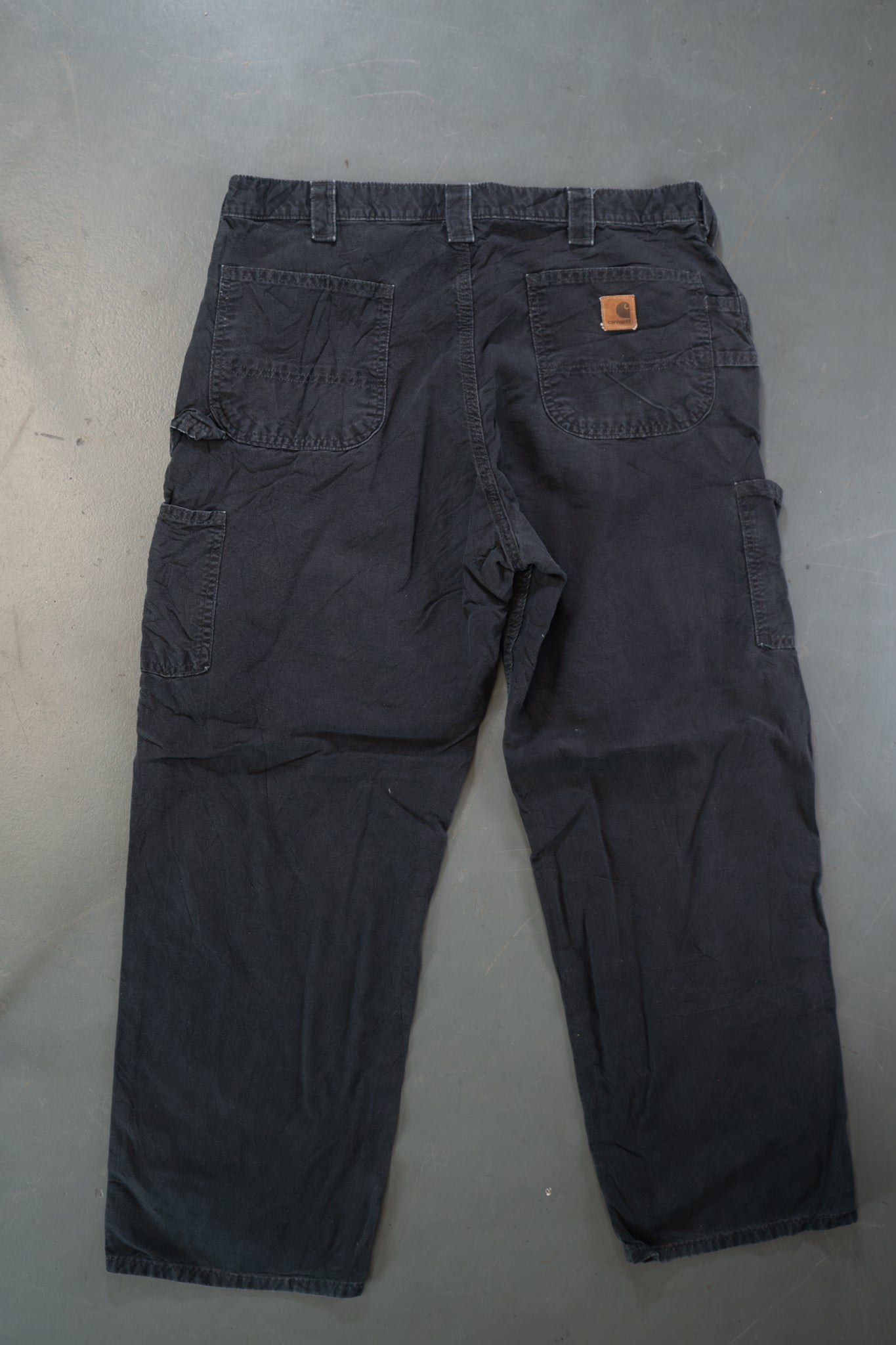 True Vintage Carhartt Carpenter Trousers – Black, w36,L28 Regular (1990s)