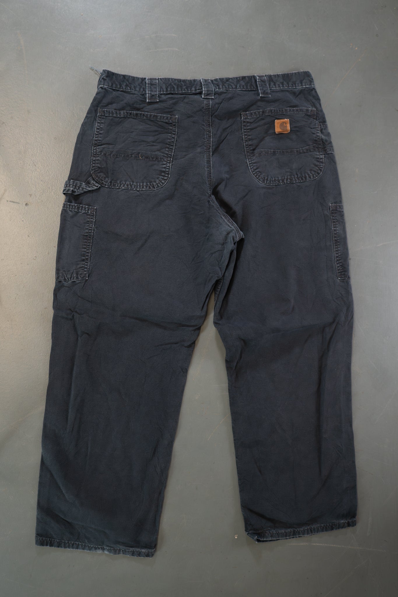 True Vintage Carhartt Carpenter Trousers – Black, w36,L27 Regular (1990s)