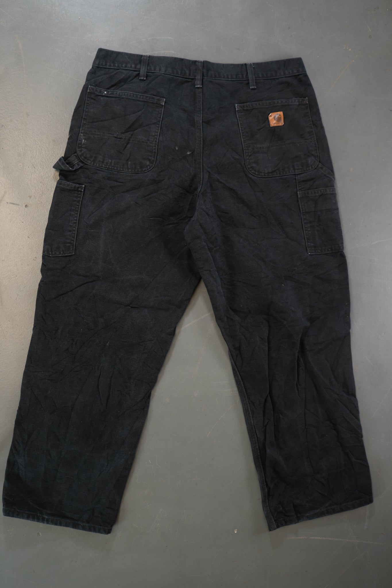 True Vintage Carhartt Carpenter Trousers – Black, w36,L28 Regular (1990s)