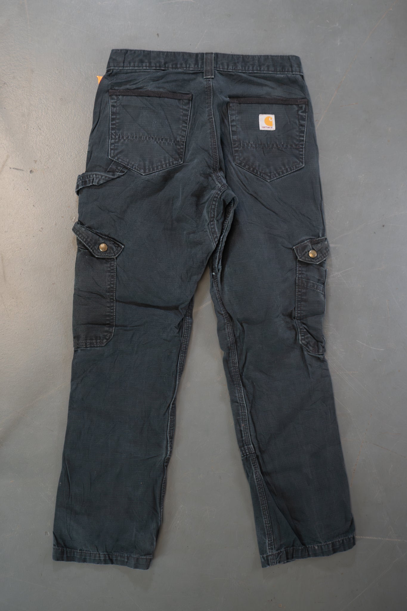 True Vintage Carhartt Carpenter Trousers – Black, w29,L28 Regular (1990s)