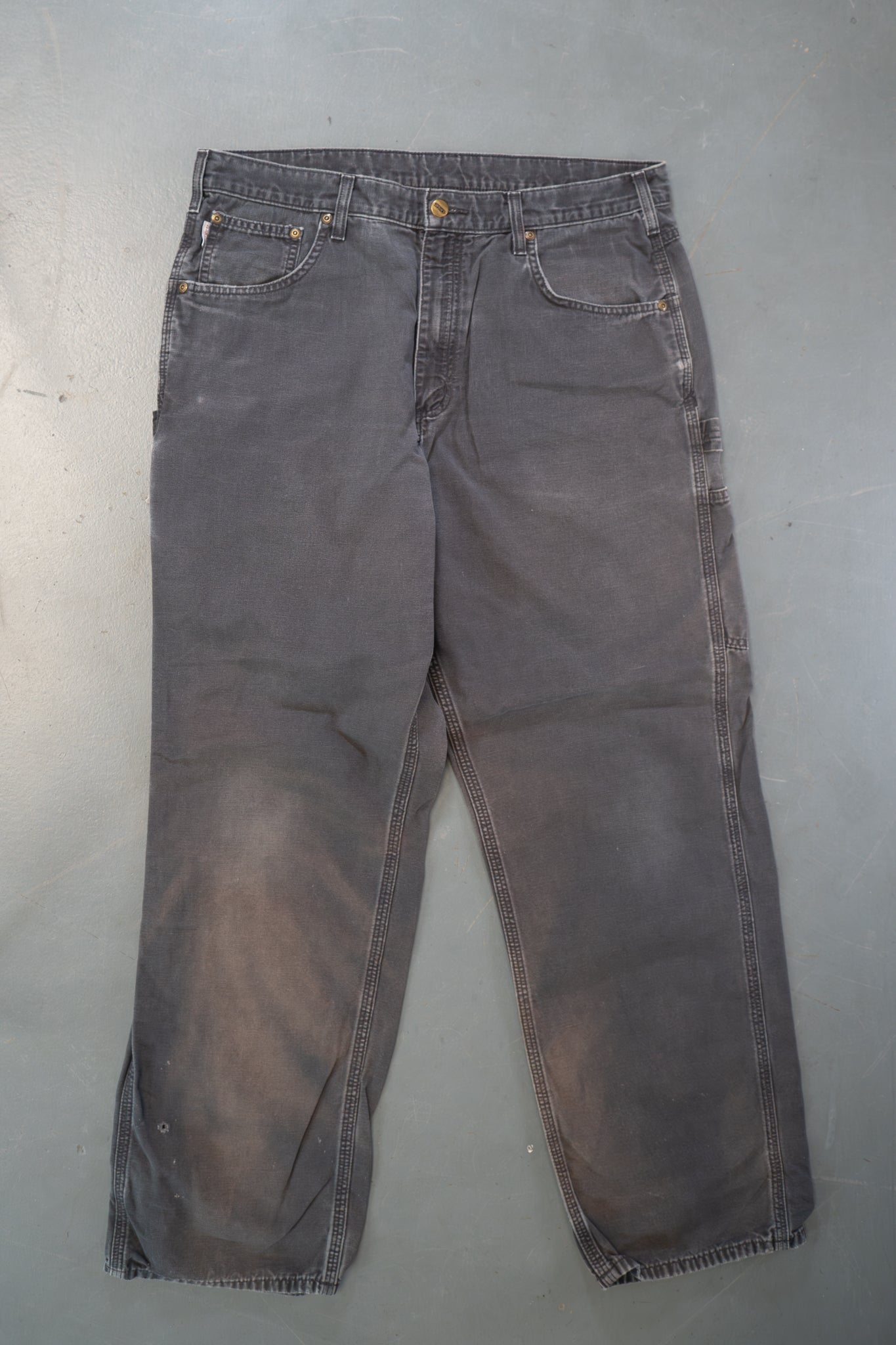 True Vintage Carhartt Carpenter Trousers – Black, w36,L31 Regular (1990s)