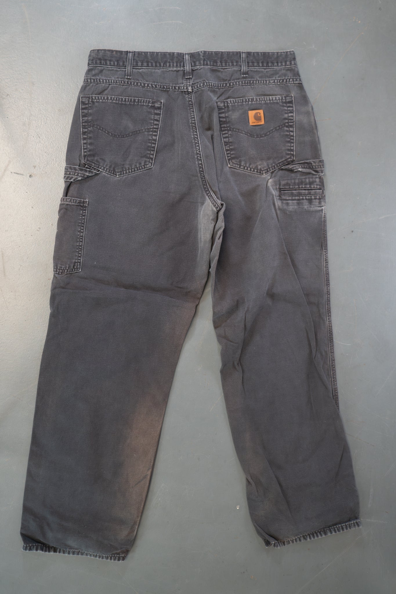 True Vintage Carhartt Carpenter Trousers – Black, w36,L31 Regular (1990s)