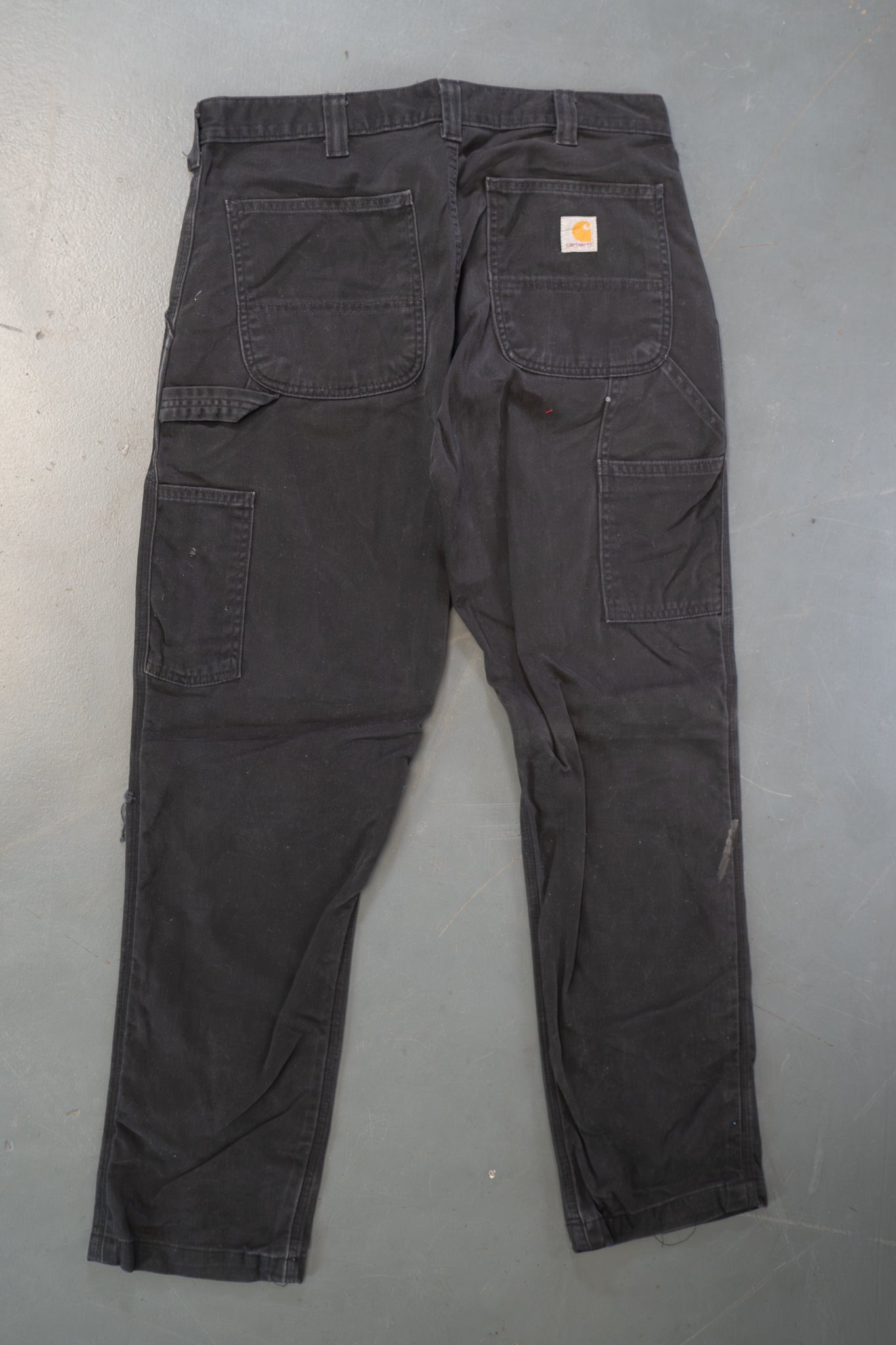 True Vintage Carhartt Carpenter Trousers – Black, w34,L29 Regular (1990s)