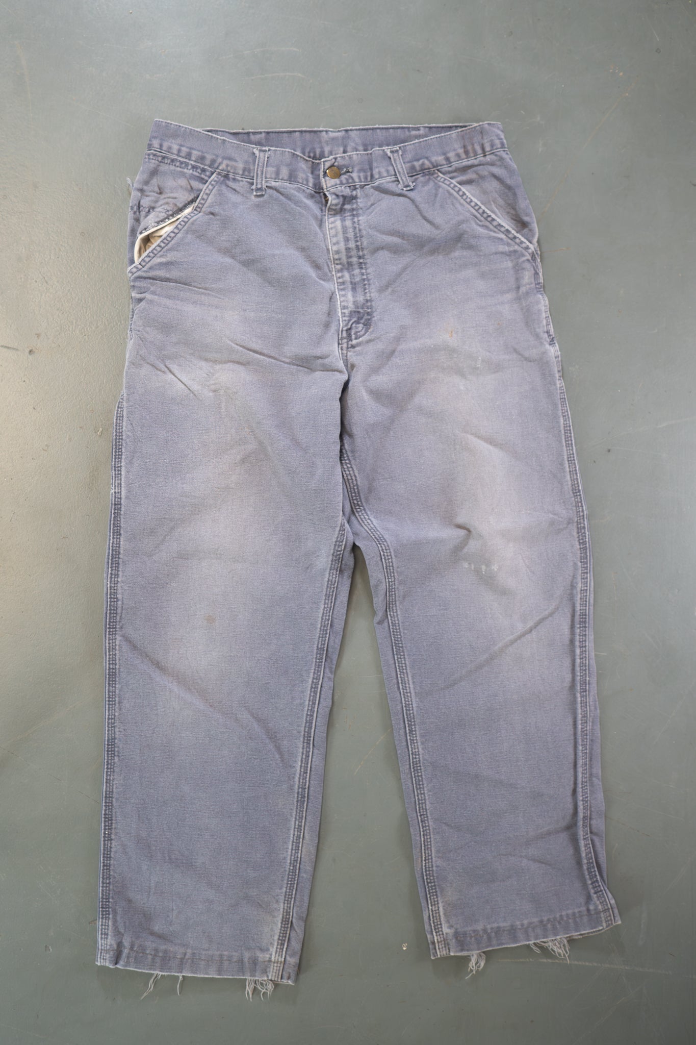 True Vintage Carhartt Carpenter Trousers – Purple, w34,L29 Regular (1990s)