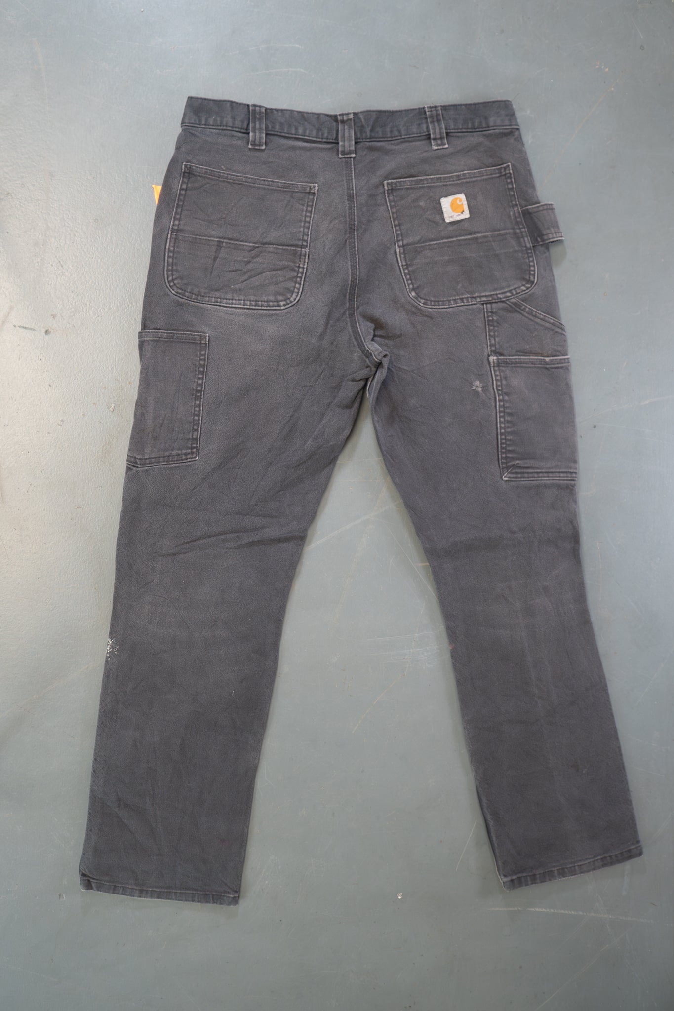 True Vintage Carhartt Carpenter Trousers - Double knee – Black, w34,L28 Regular (1990s)