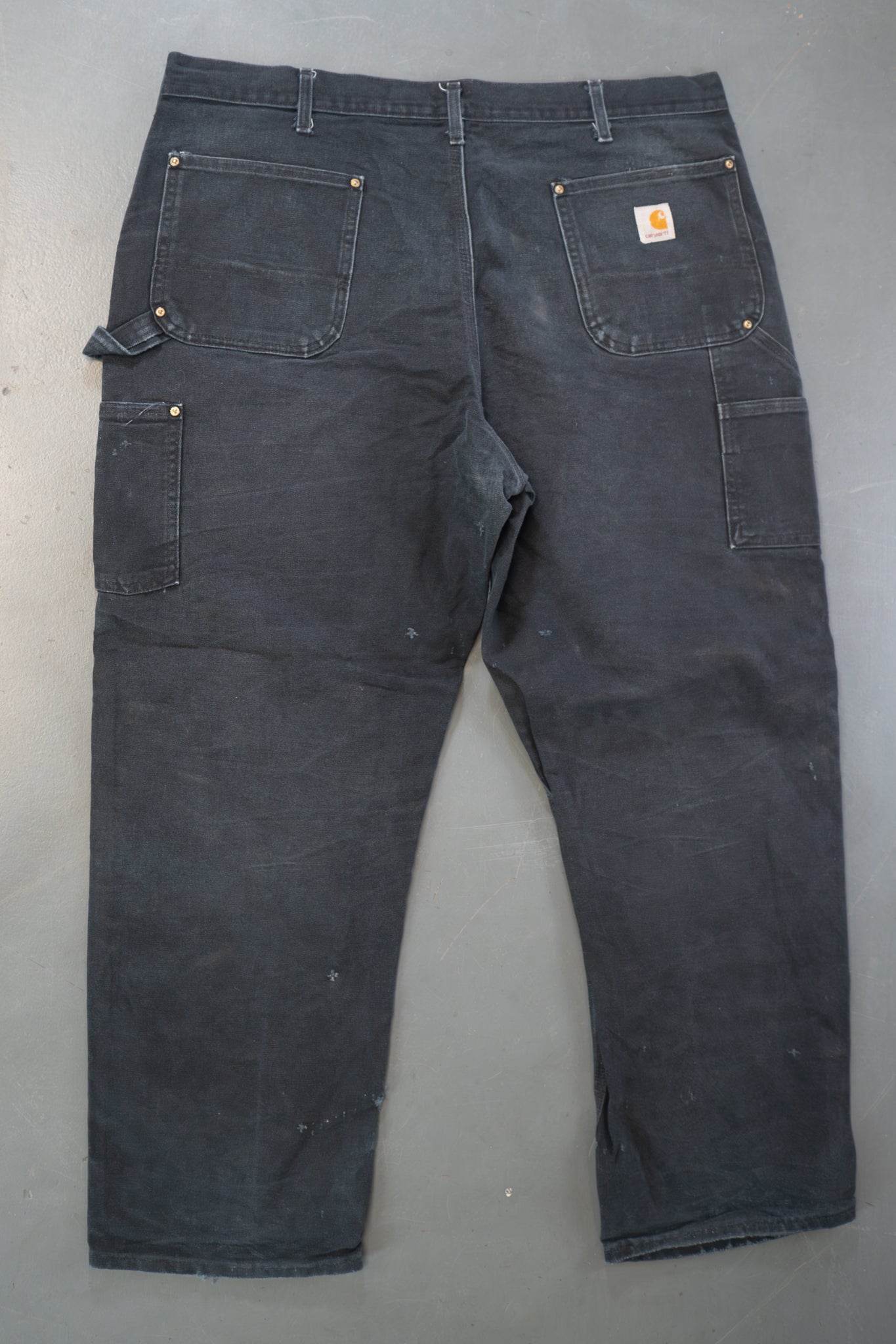 True Vintage Carhartt Carpenter Trousers - Double knee – Black, w40,L29 Regular (1990s)