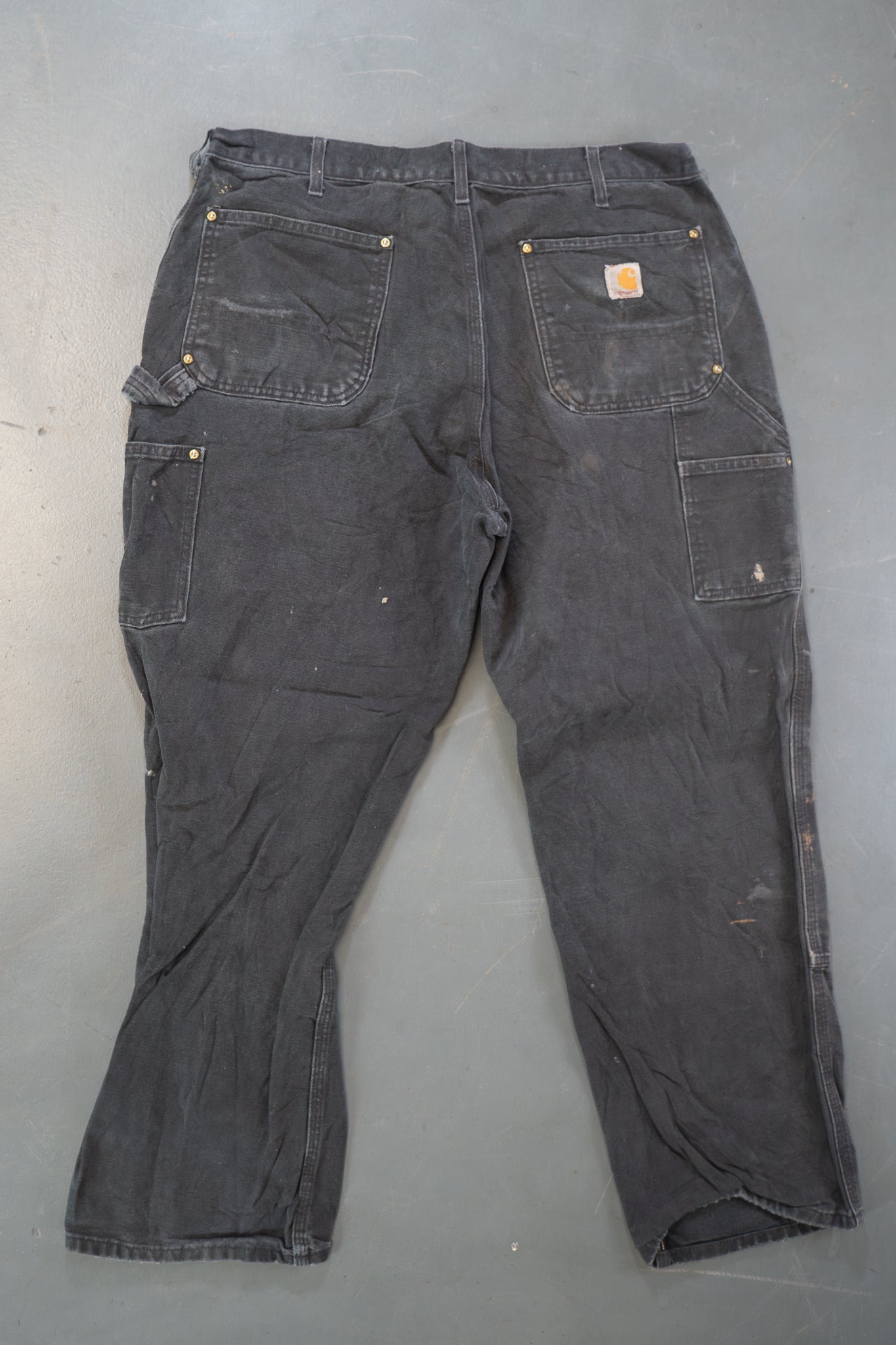 True Vintage Carhartt Carpenter Trousers - Double knee – Black, w34,L28 Regular (1990s)