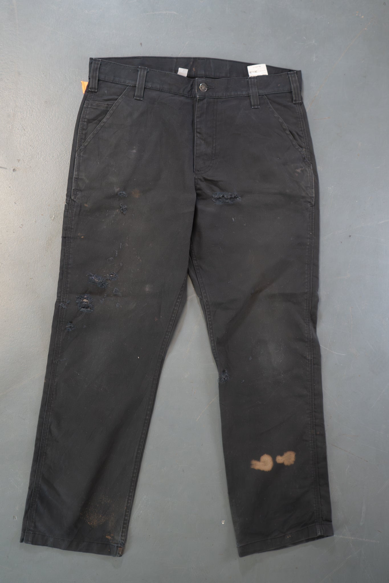 True Vintage Carhartt Carpenter Trousers – Black, w31,L28 Regular (1990s)