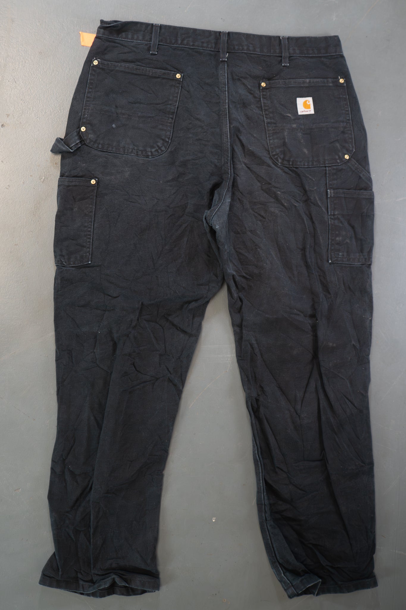 True Vintage Carhartt Carpenter Trousers - Double knee – Black, w36,L29 Regular (1990s)
