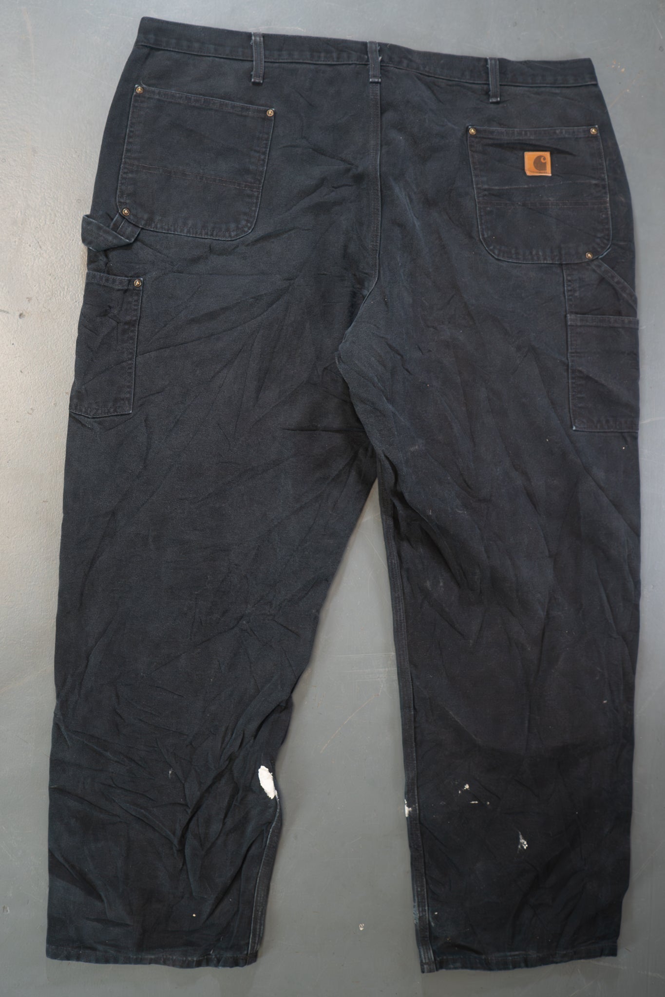 True Vintage Carhartt Carpenter Trousers - Double knee – Black, w44,L31 Regular (1990s)