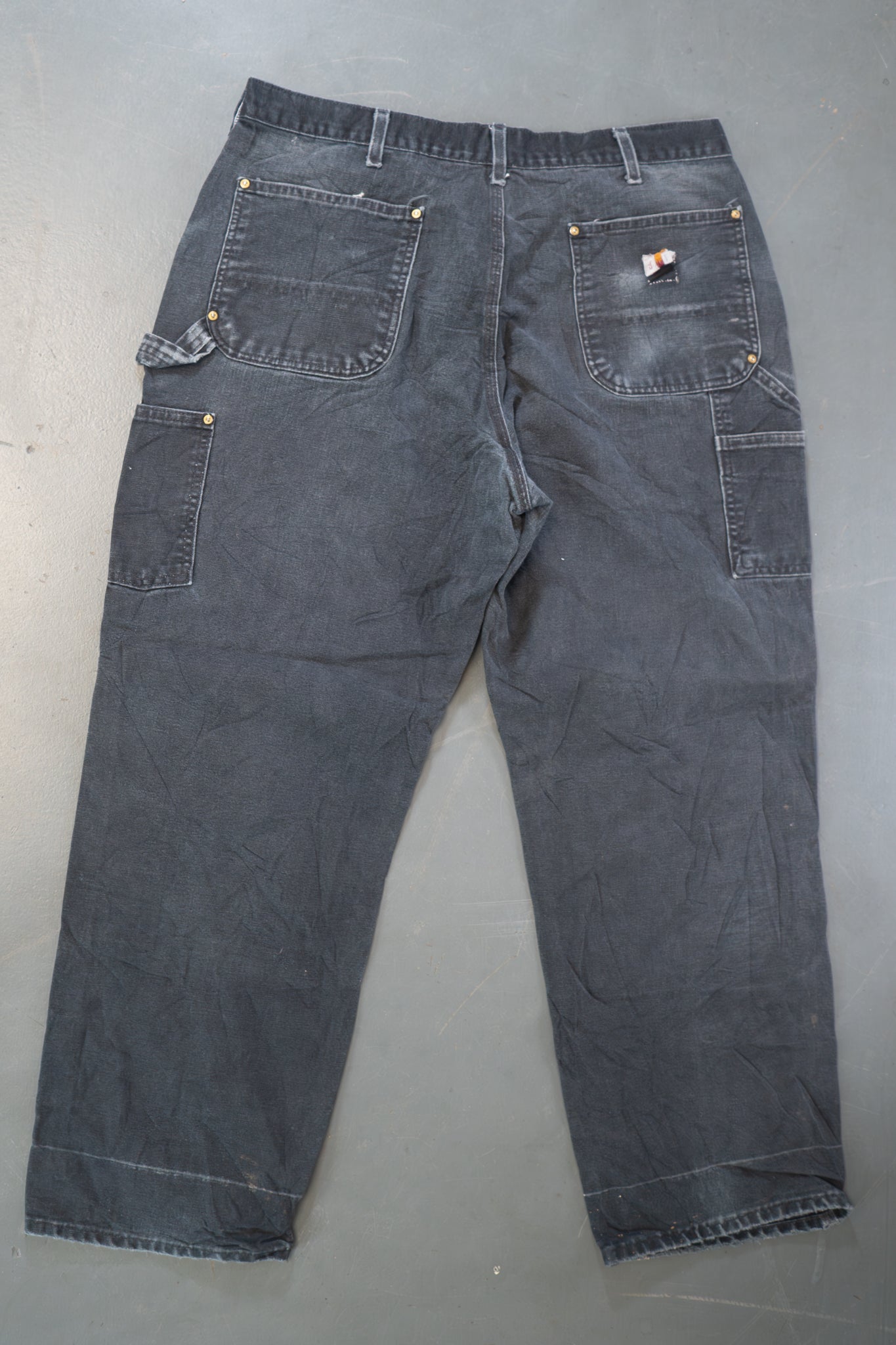 True Vintage Carhartt Carpenter Trousers - Double knee – Black, w36,L28 Regular (1990s)