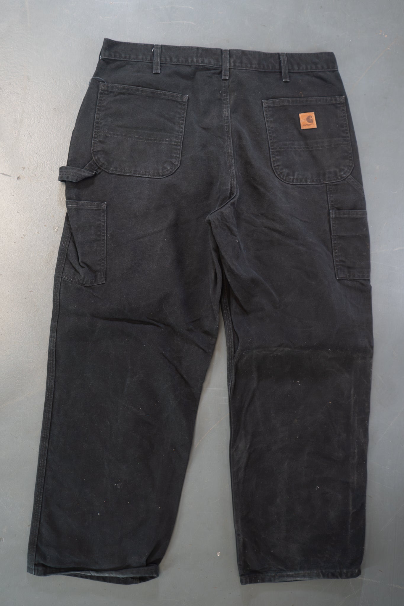 True Vintage Carhartt Carpenter Trousers – Black, w36,L29 Regular (1990s)