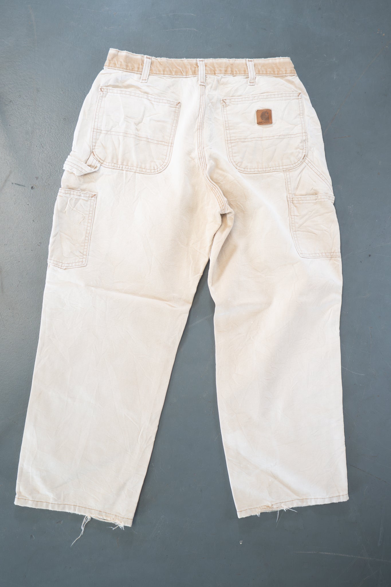 True Vintage Carhartt Carpenter Trousers – Tan, w31,L27 Regular (1990s)