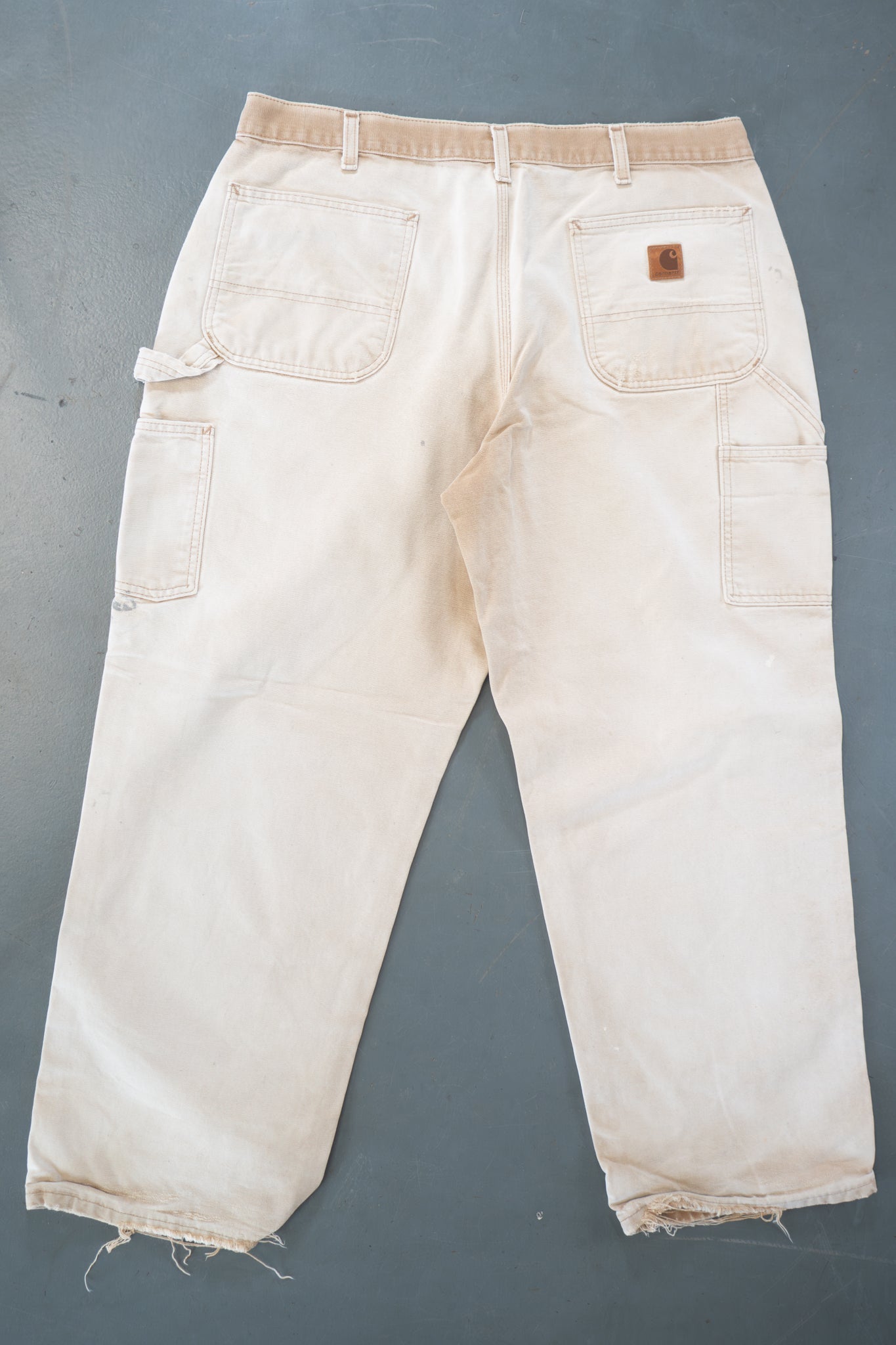 True Vintage Carhartt Carpenter Trousers – Tan, w38,L28 Regular (1990s)