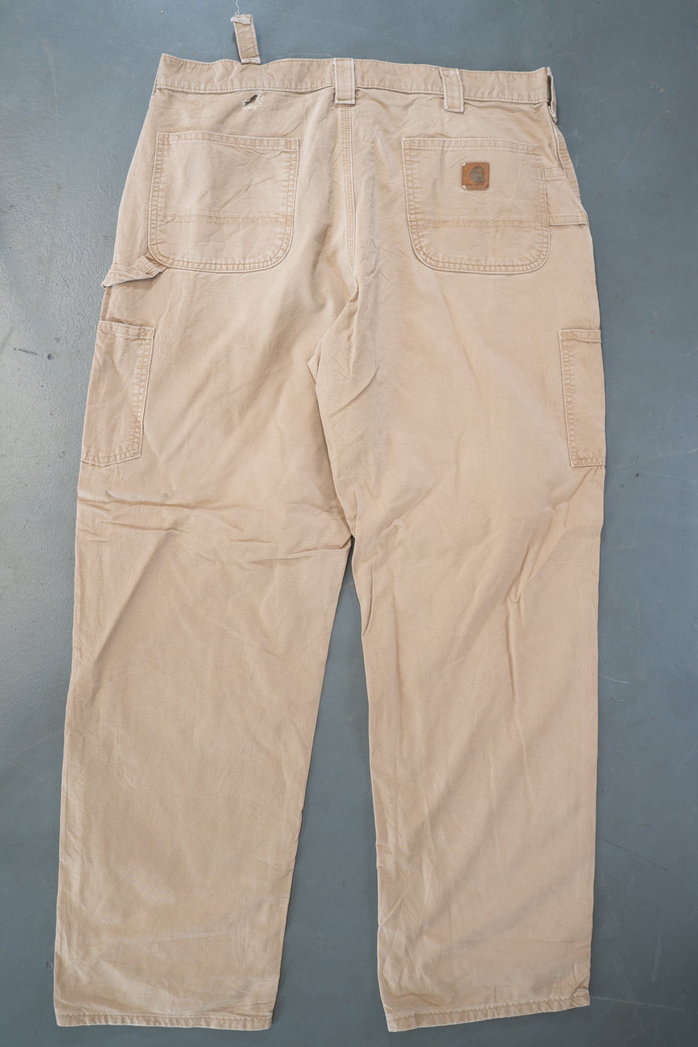 True Vintage Carhartt Carpenter Trousers – Tan, w36,L32 Regular (1990s)
