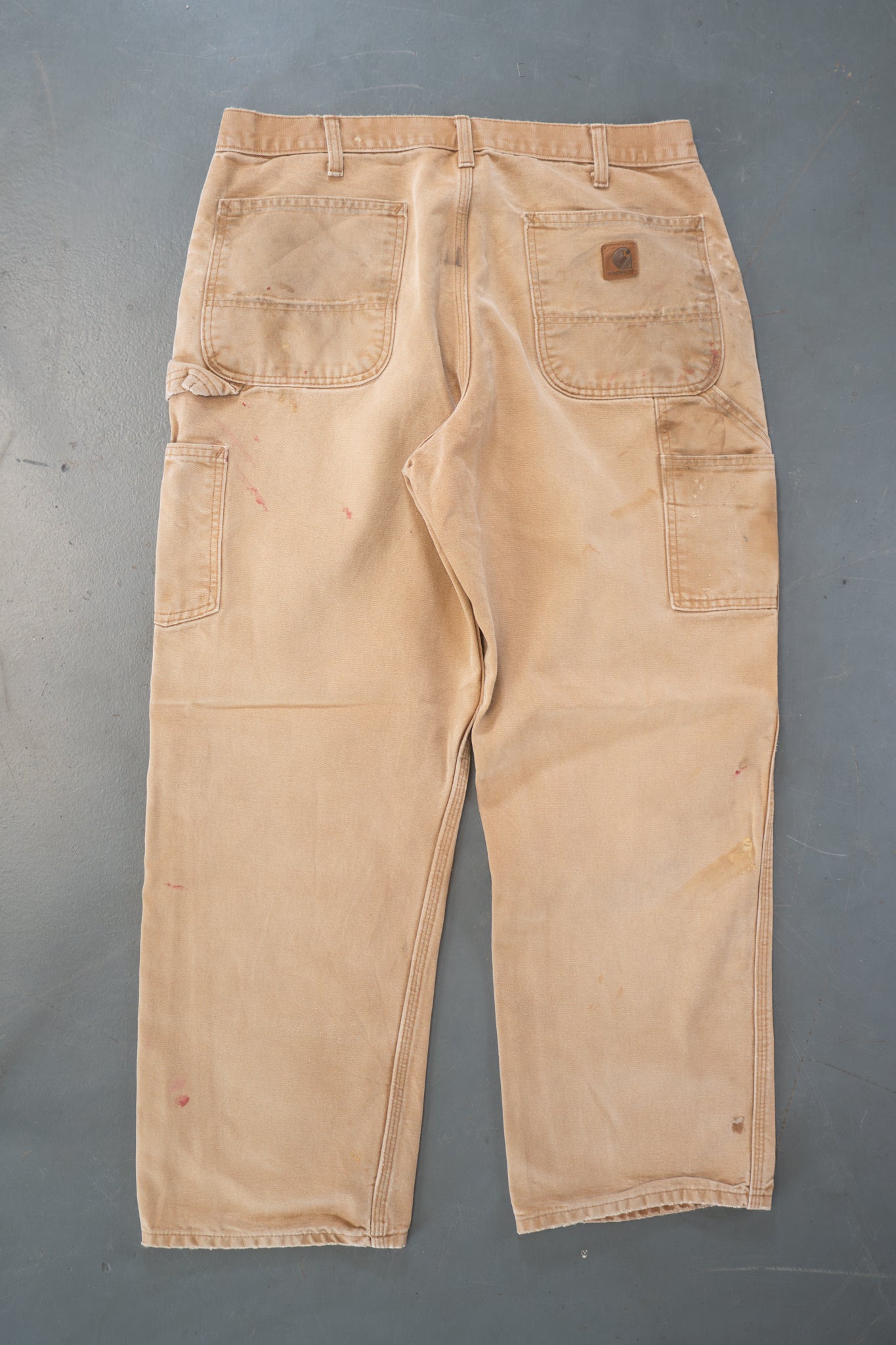 True Vintage Carhartt Carpenter Trousers – Tan, w33,L28 Regular (1990s)