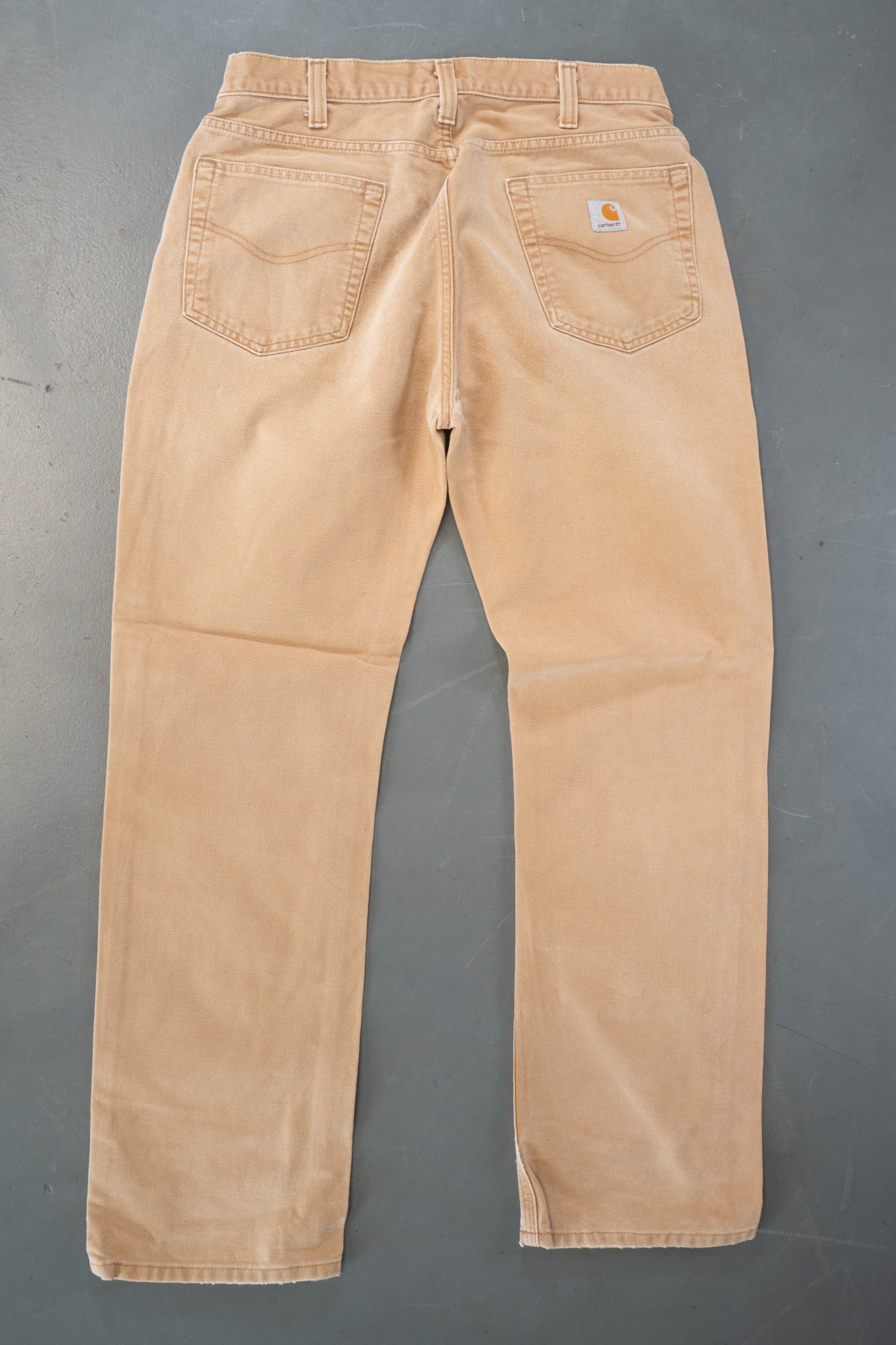 True Vintage Carhartt Carpenter Trousers – Tan, w31,L31 Regular (1990s)