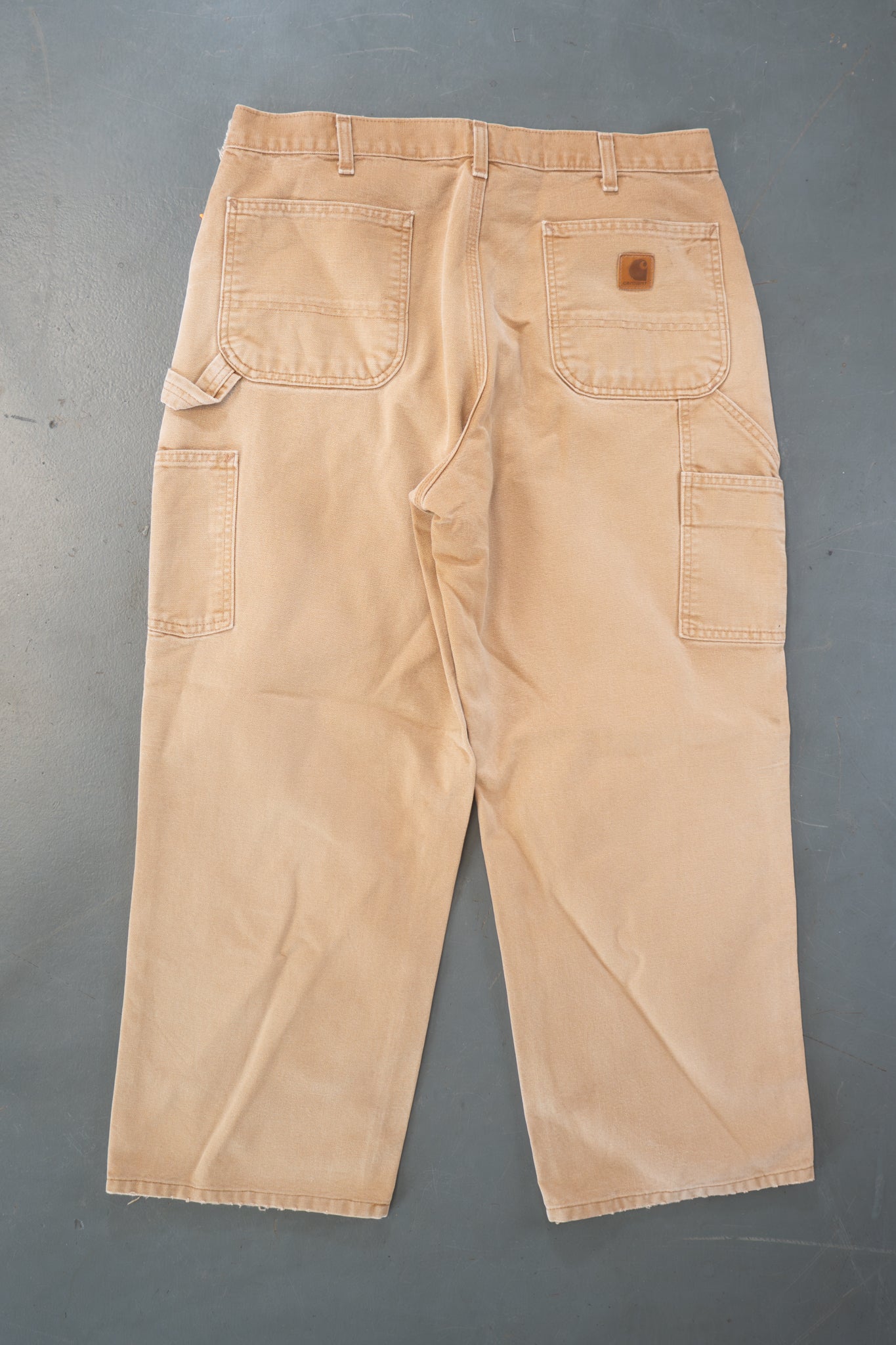 True Vintage Carhartt Carpenter Trousers – Tan, w34,L26 Regular (1990s)