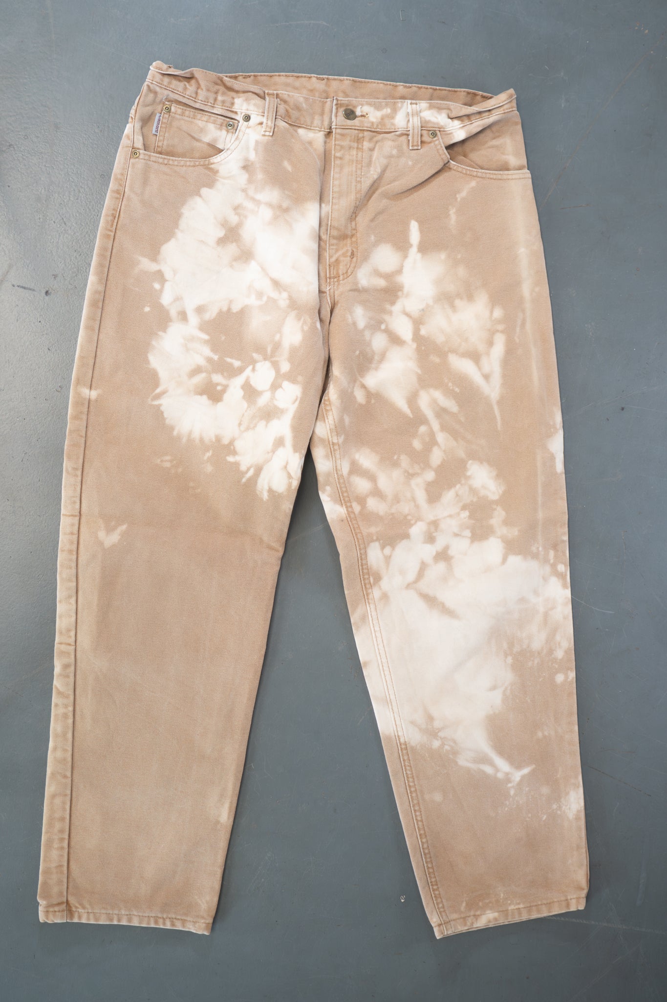 True Vintage Carhartt Carpenter Trousers – Tan, w35,L30 Regular (1990s)